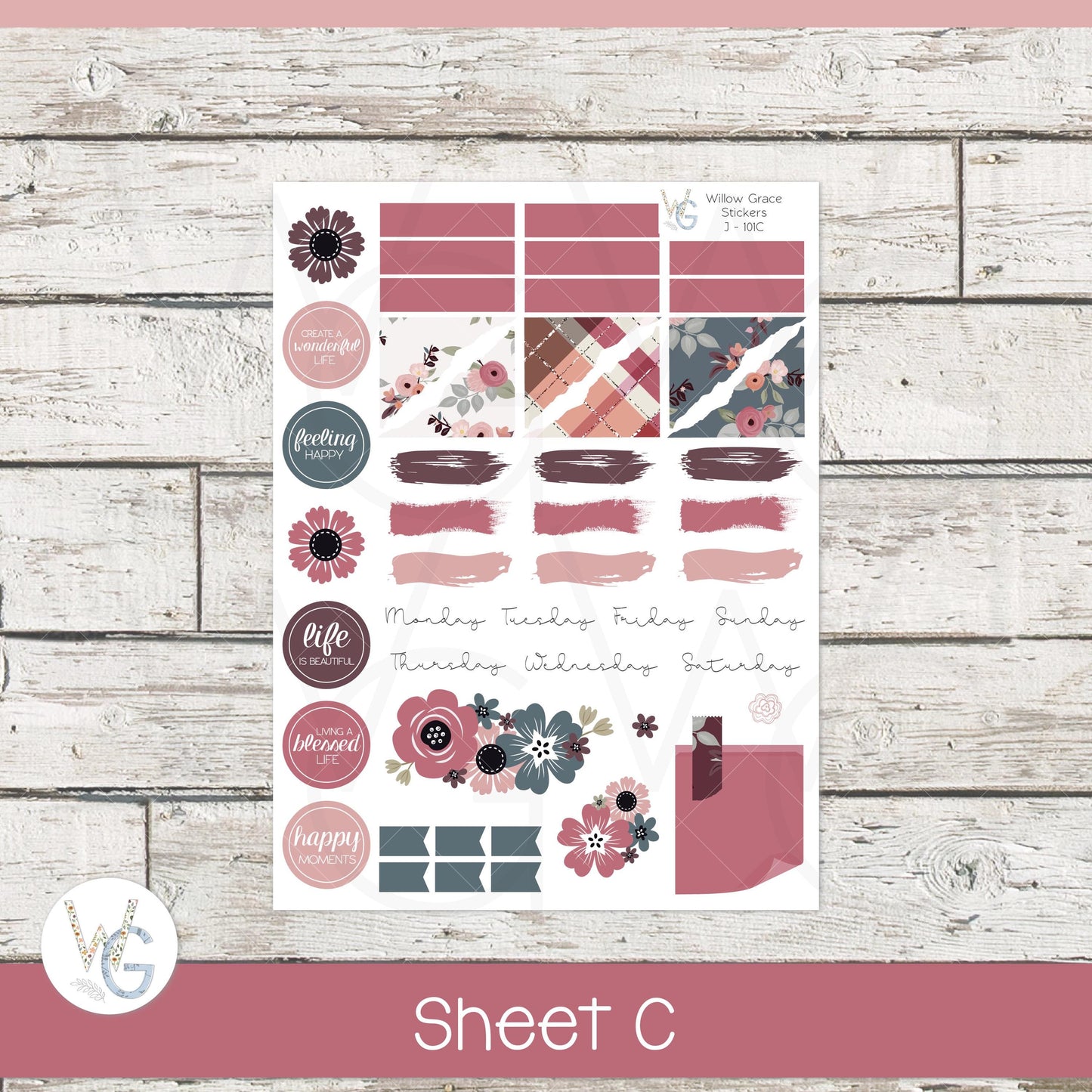 Journaling Stickers • Planner Stickers • JOUR-101