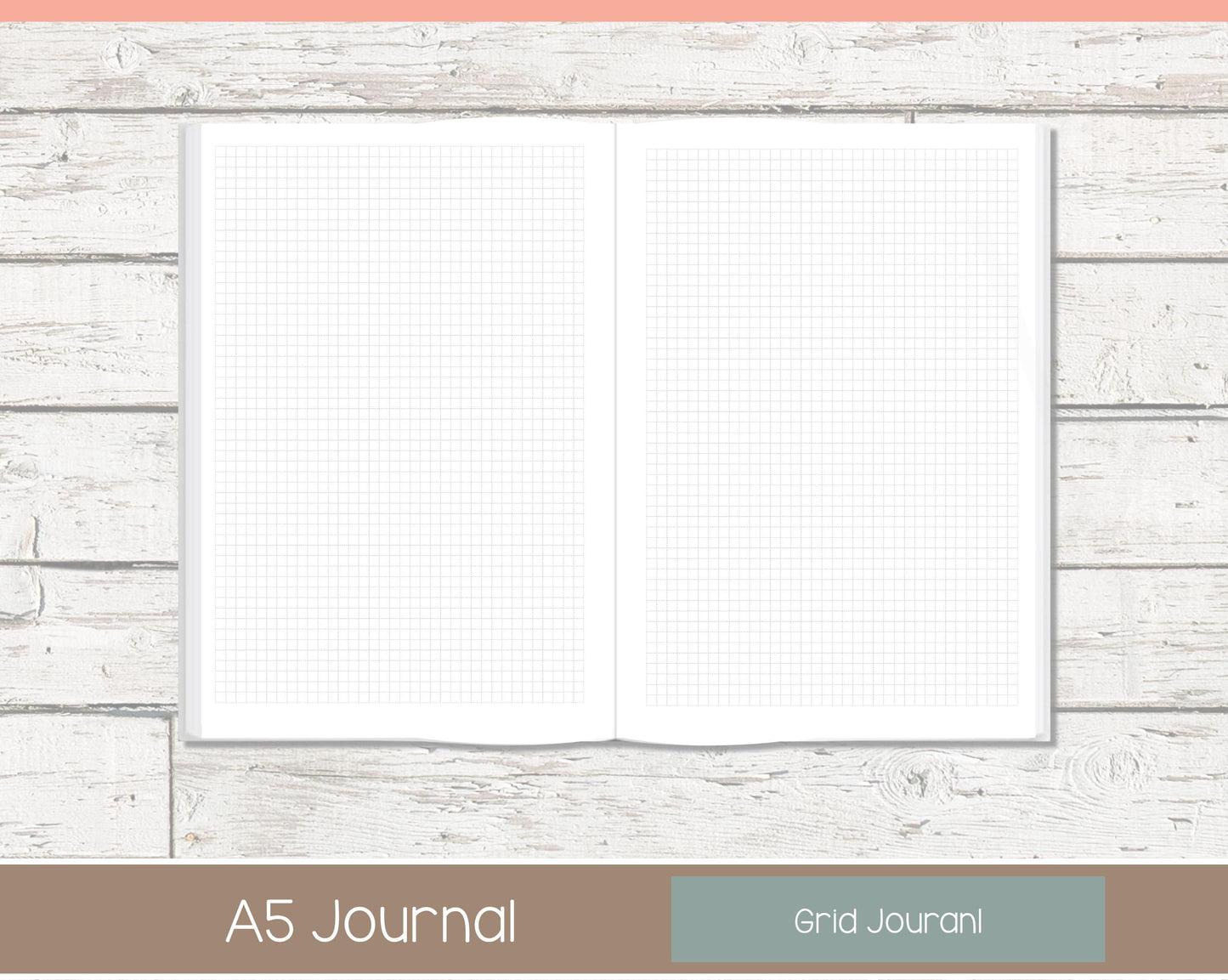 Personalized Journal | Lined Journal | Grid Journal | Bloom