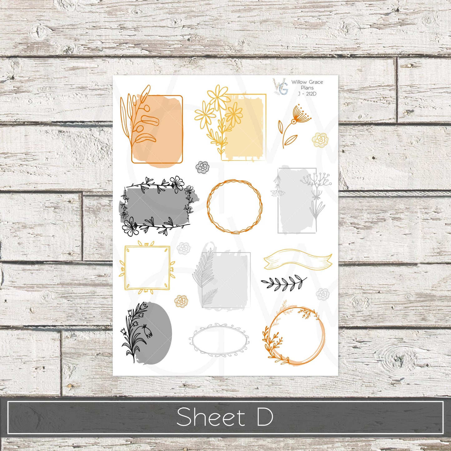 Journaling Stickers • Planner Stickers • JOUR-212