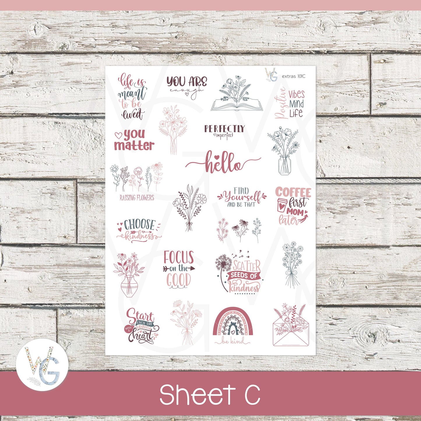 Planner Stickers • Extras • Icons • Planner Stickers • EX-101