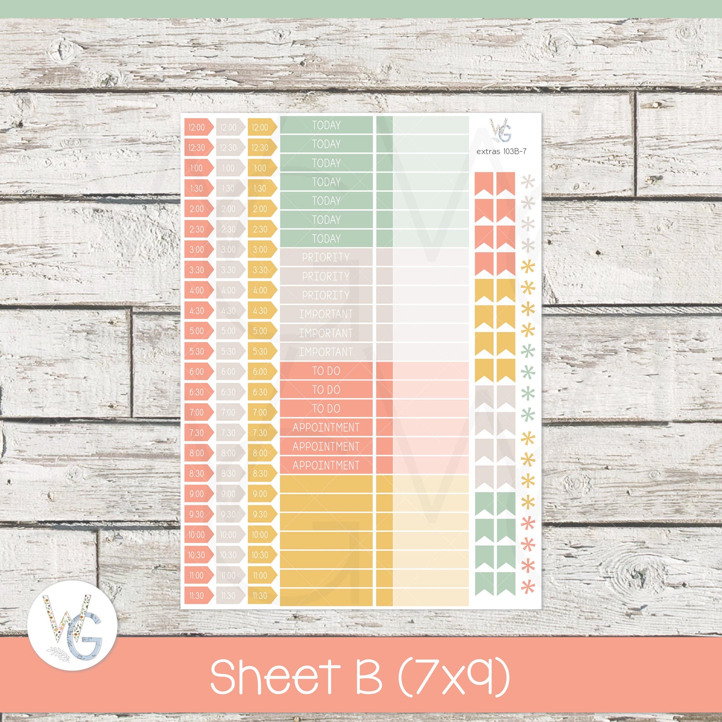 Planner Stickers • Extras • Icons • Planner Stickers • EX-103
