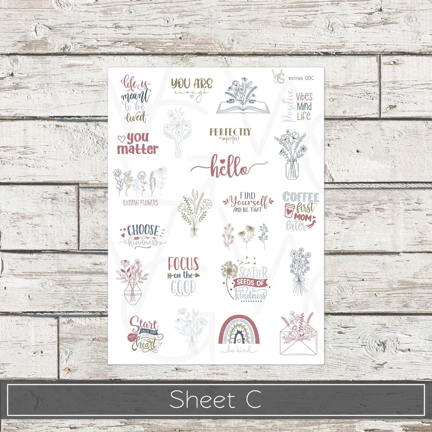 Planner Stickers • Extras • Icons • Planner Stickers • EX-120
