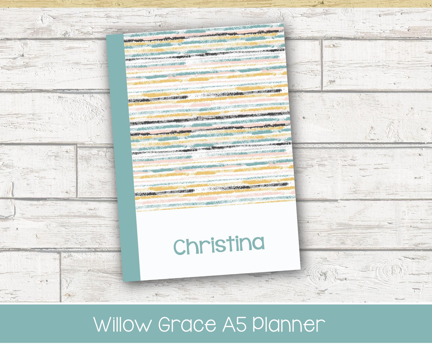 2026 Weekly Personalized Planner | Vertical Weekly Planner | Lined Layout | Reflections