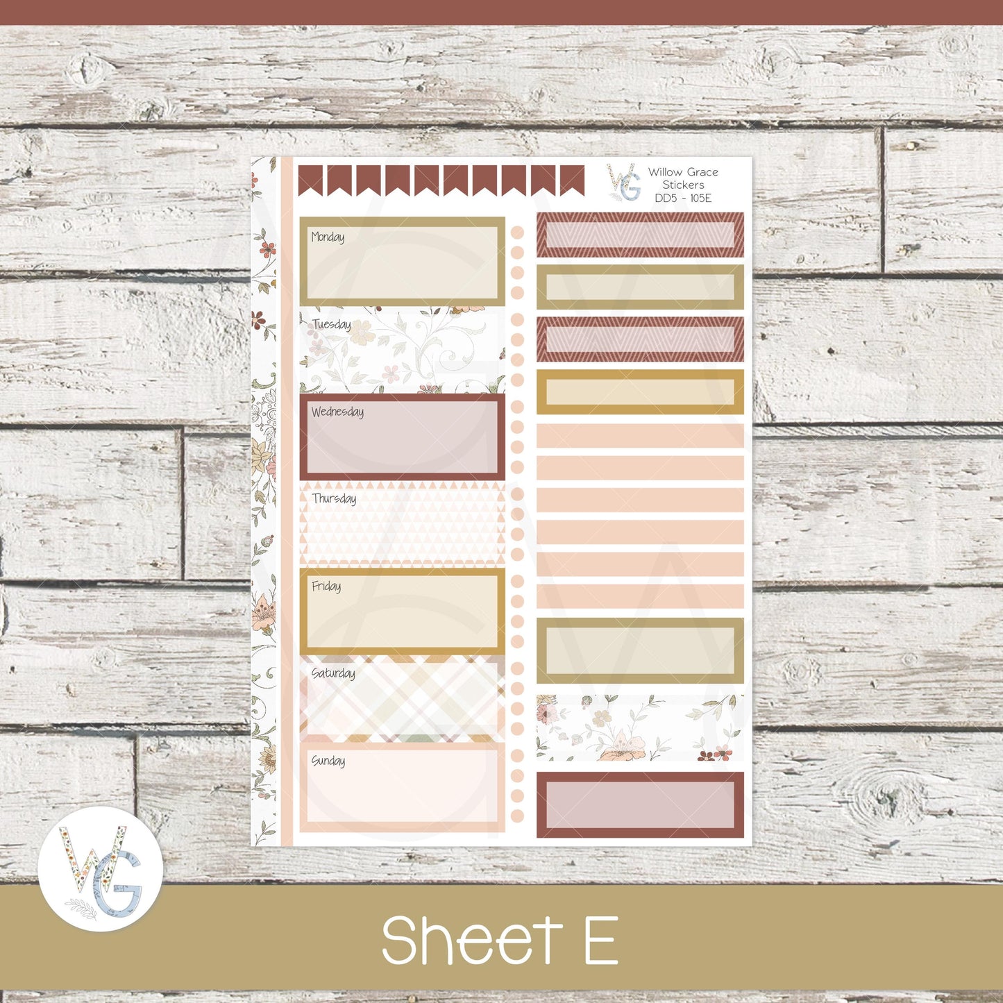 EC A5 Daily Duo Sticker Kit β’ DD5-105