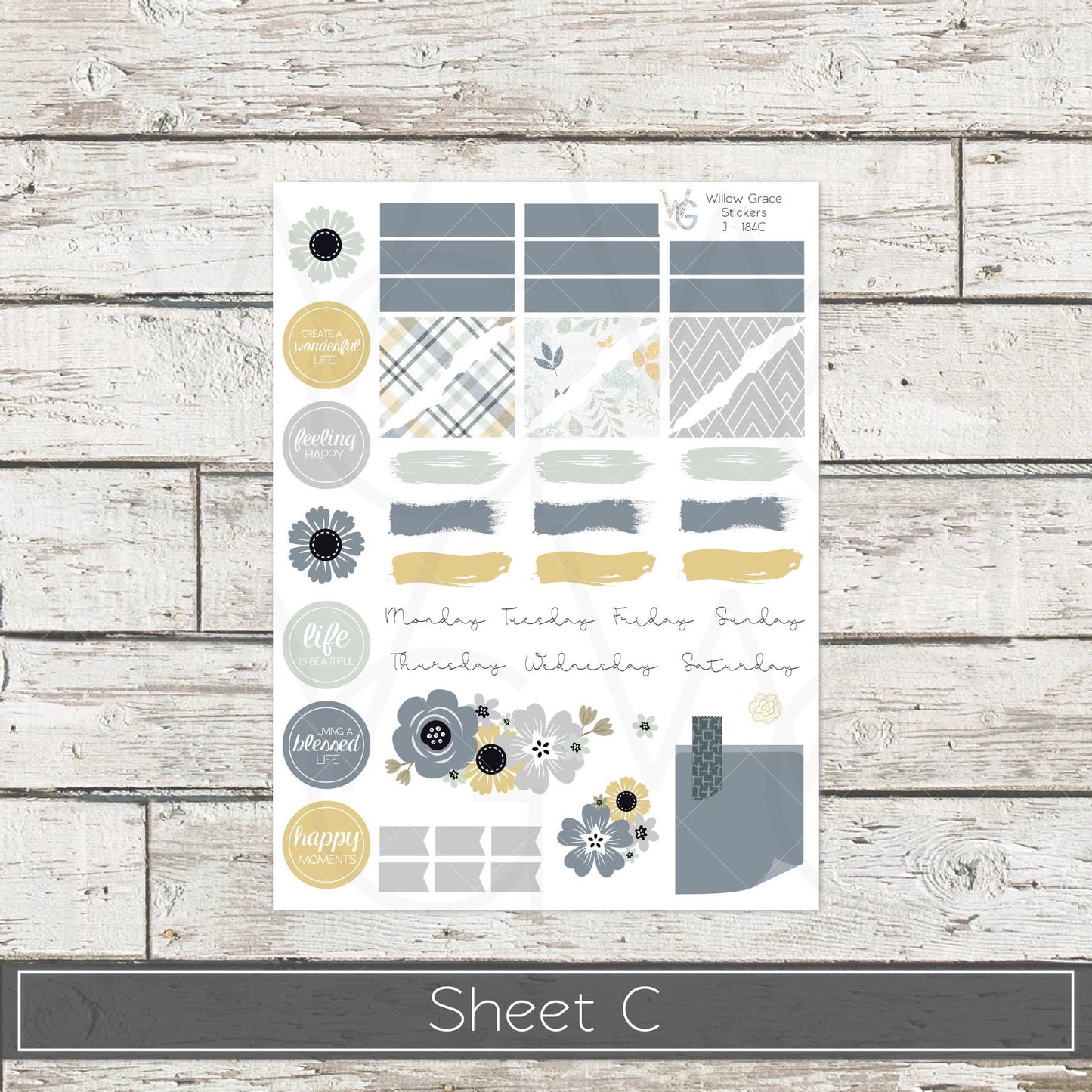 Journaling Stickers • Planner Stickers • JOUR-184