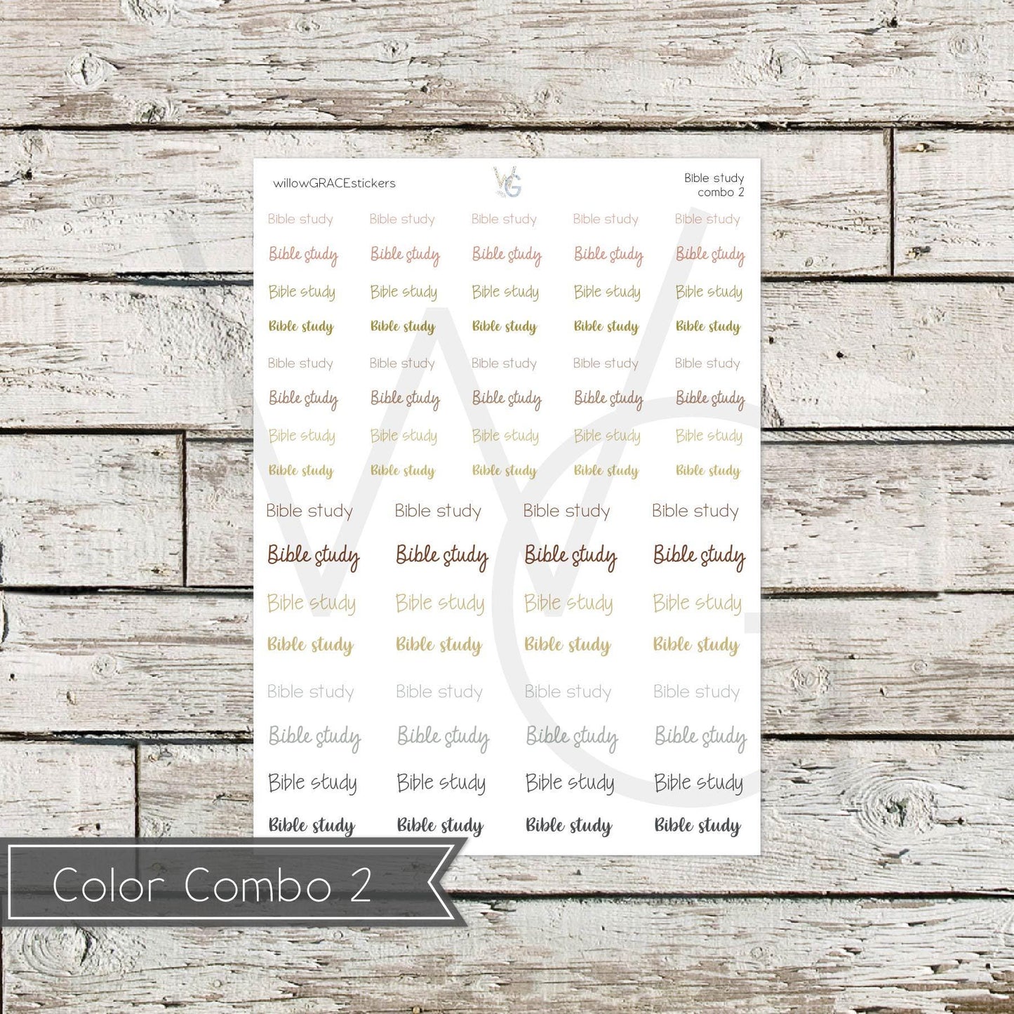 Bible Study • Word Stickers • Scripts Stickers • Planner Stickers