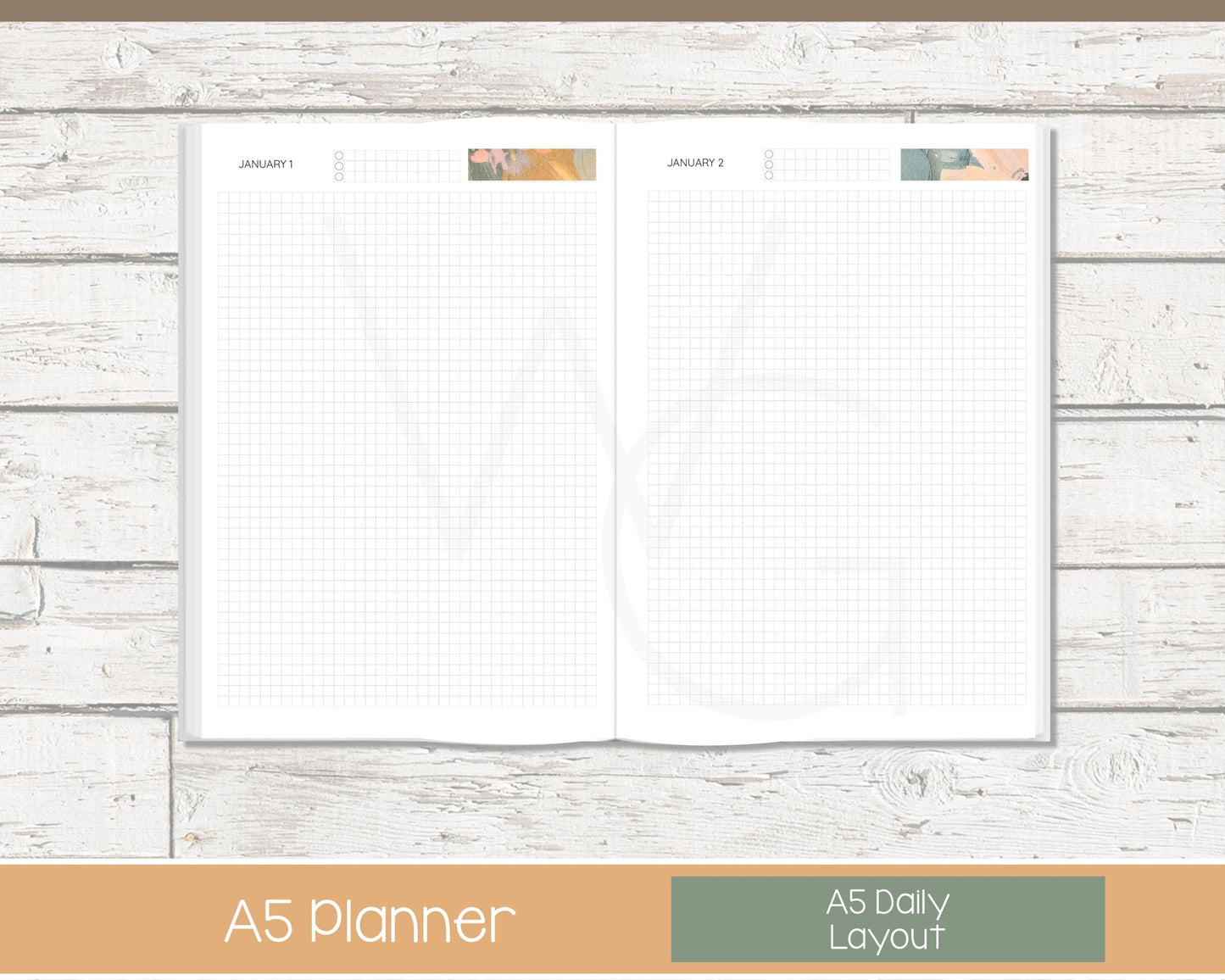 2026 Complete Personalized Planner | Month, Week, Day Planner | Grid Layout | Bloom