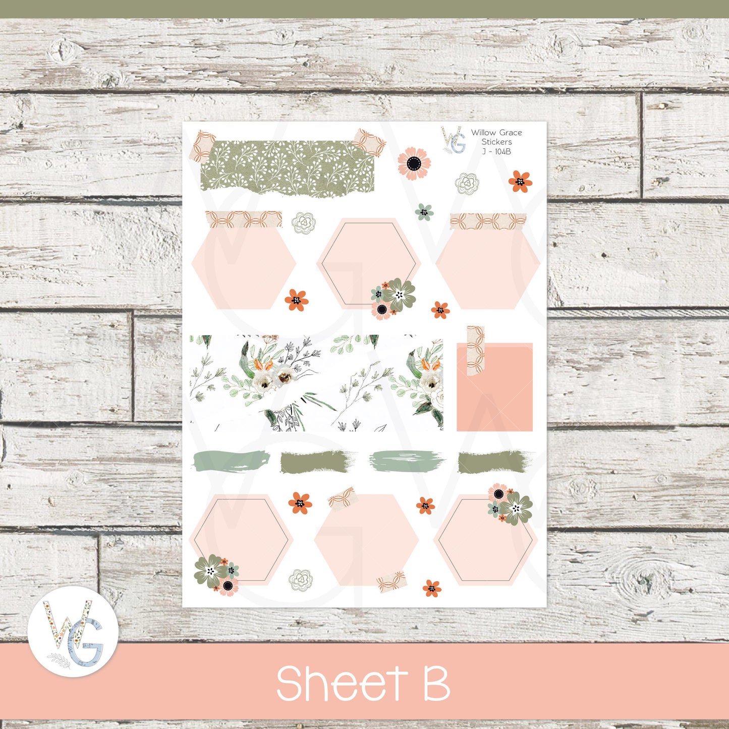 Journaling Stickers • Planner Stickers • JOUR-104