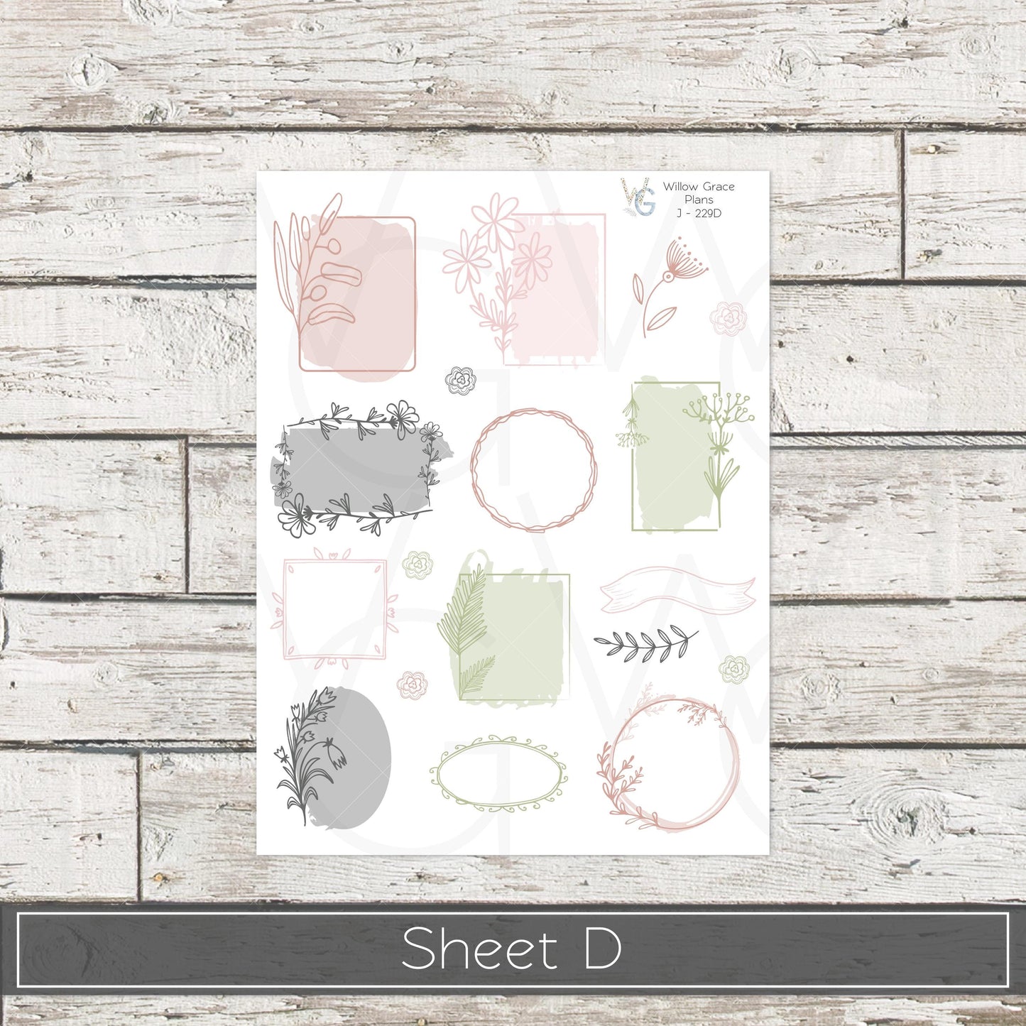 Journaling Stickers • Planner Stickers • JOUR-229