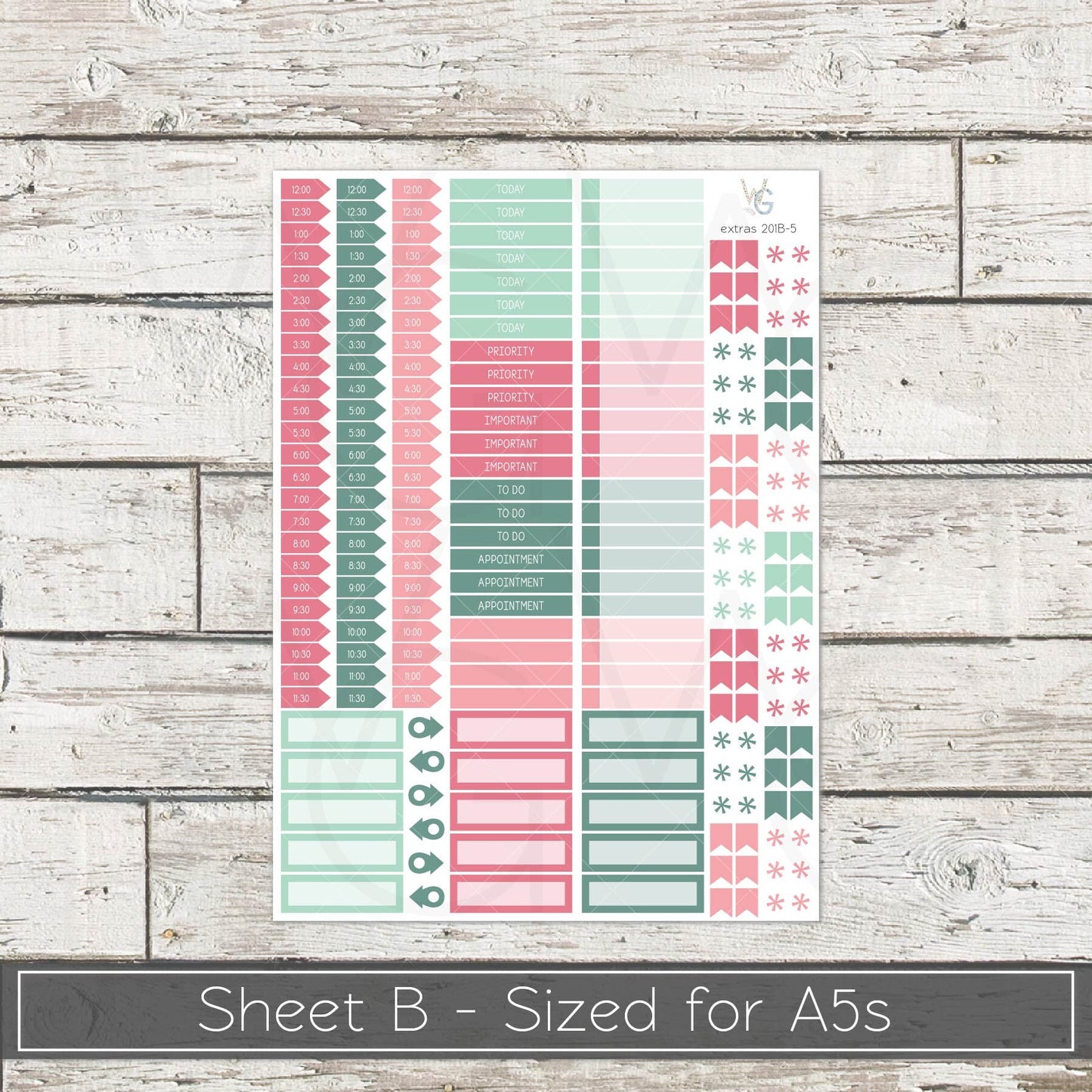 Planner Stickers • Extras • Icons • Planner Stickers • EX-201