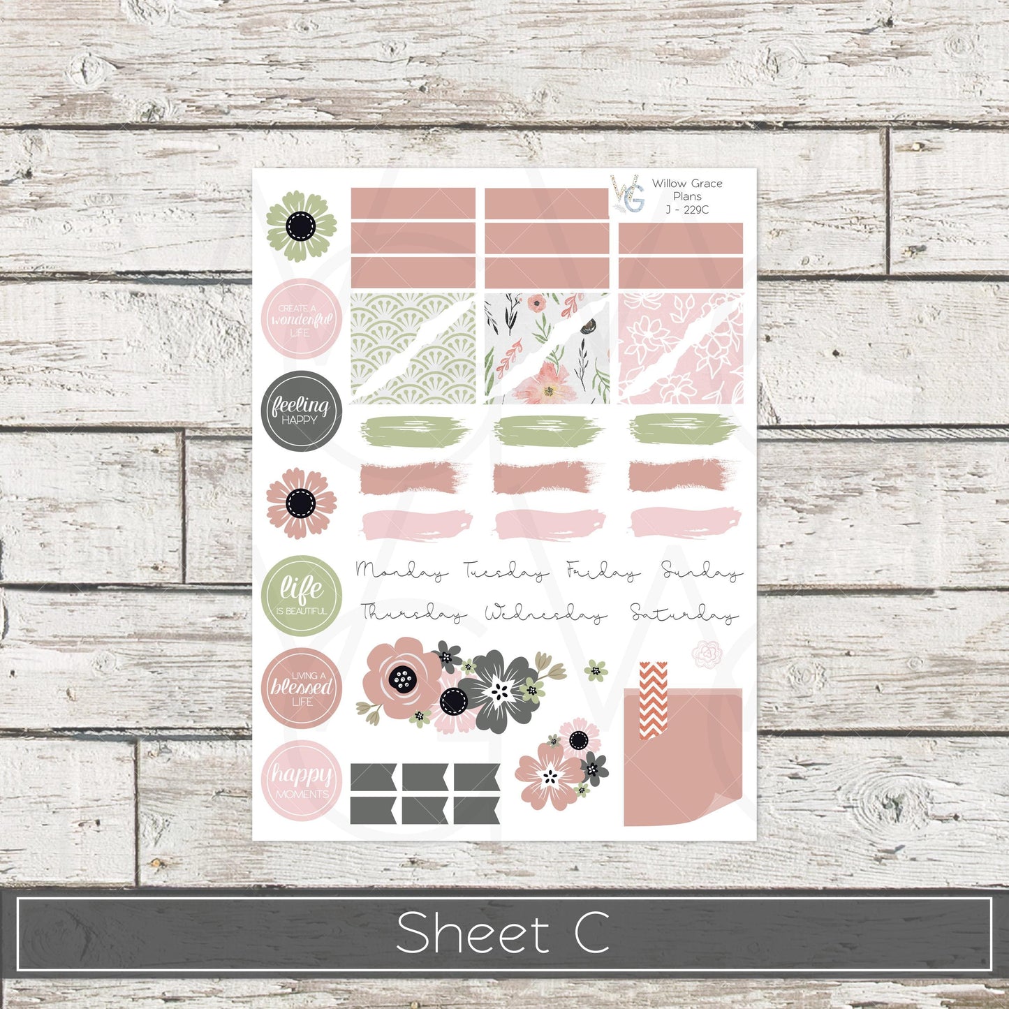 Journaling Stickers • Planner Stickers • JOUR-229