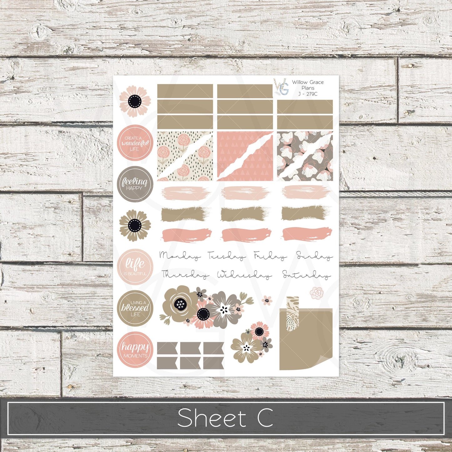 Journaling Stickers • Planner Stickers • JOUR-279
