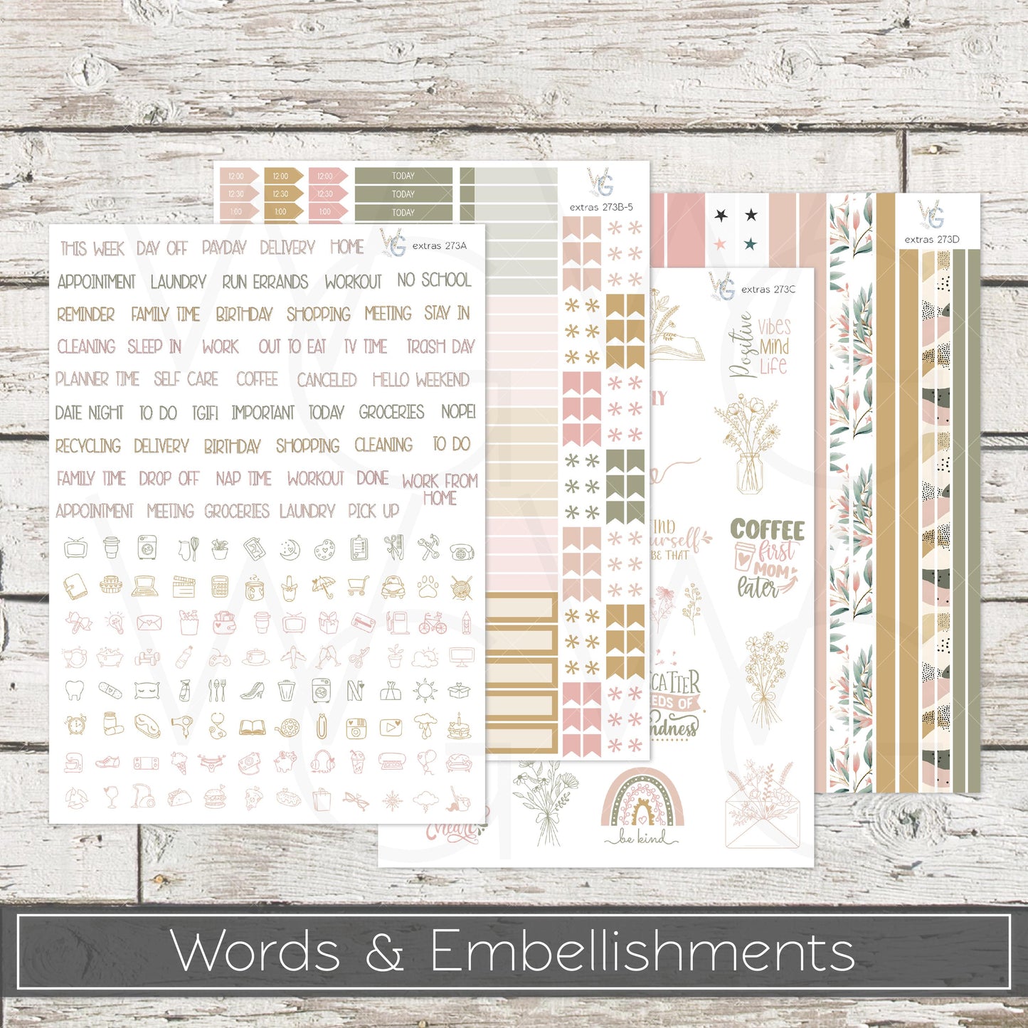 Planner Stickers • Extras • Icons • Planner Stickers • EX-273