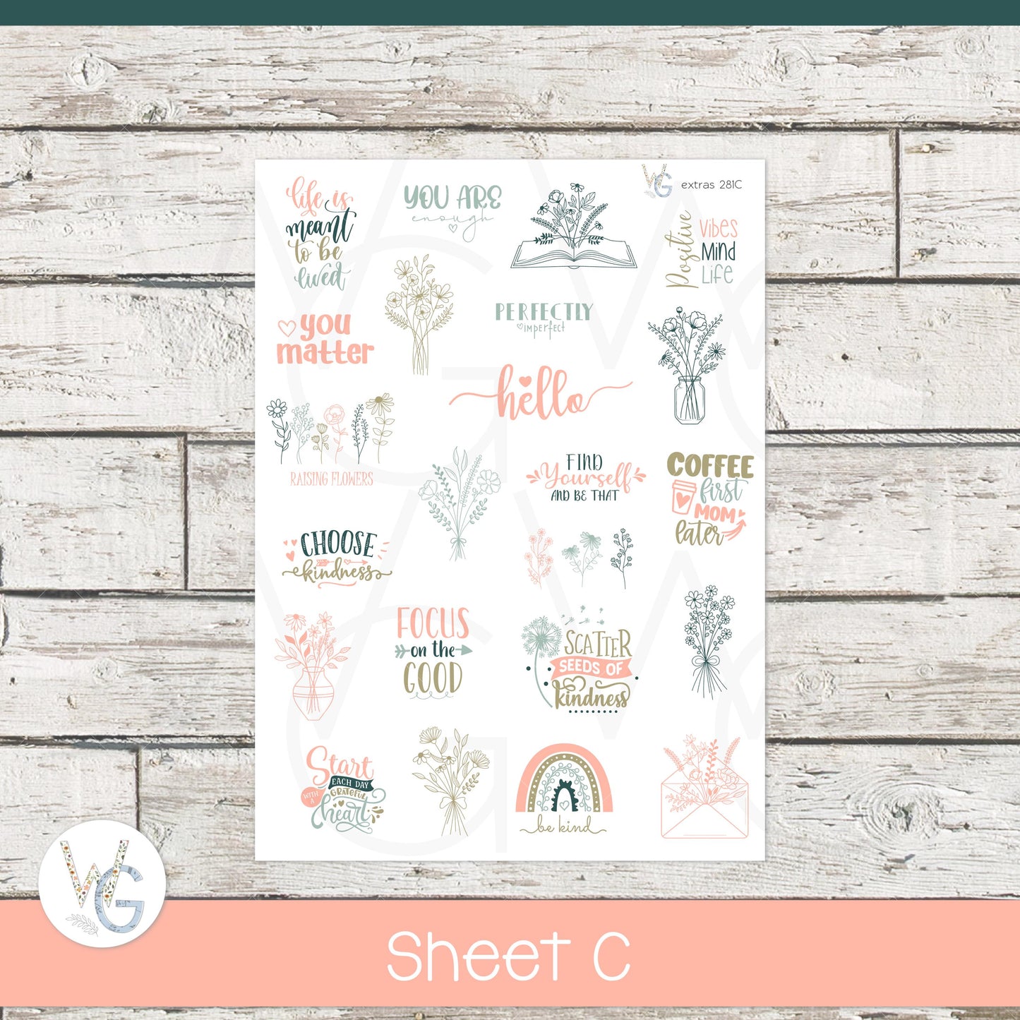 Planner Stickers • Extras • Icons • Planner Stickers • EX-281