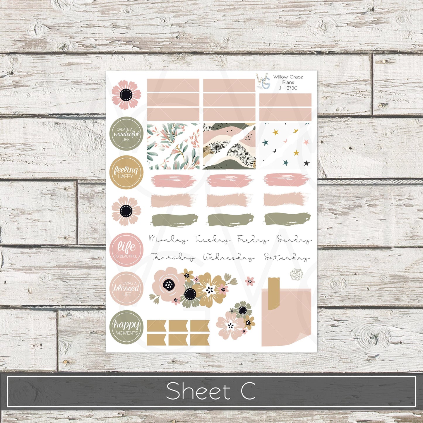 Journaling Stickers • Planner Stickers • JOUR-273