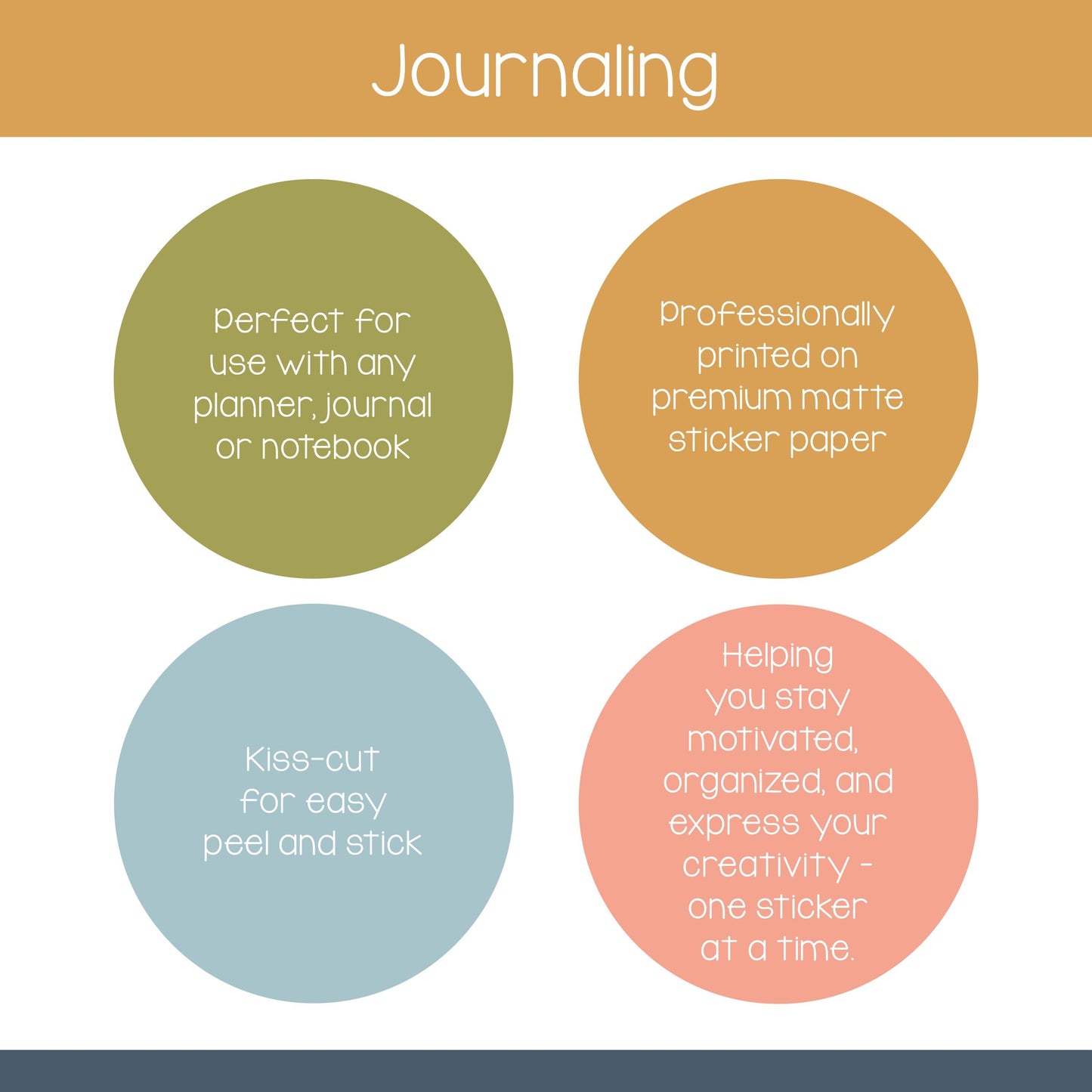 Journaling Stickers • Planner Stickers • JOUR-136