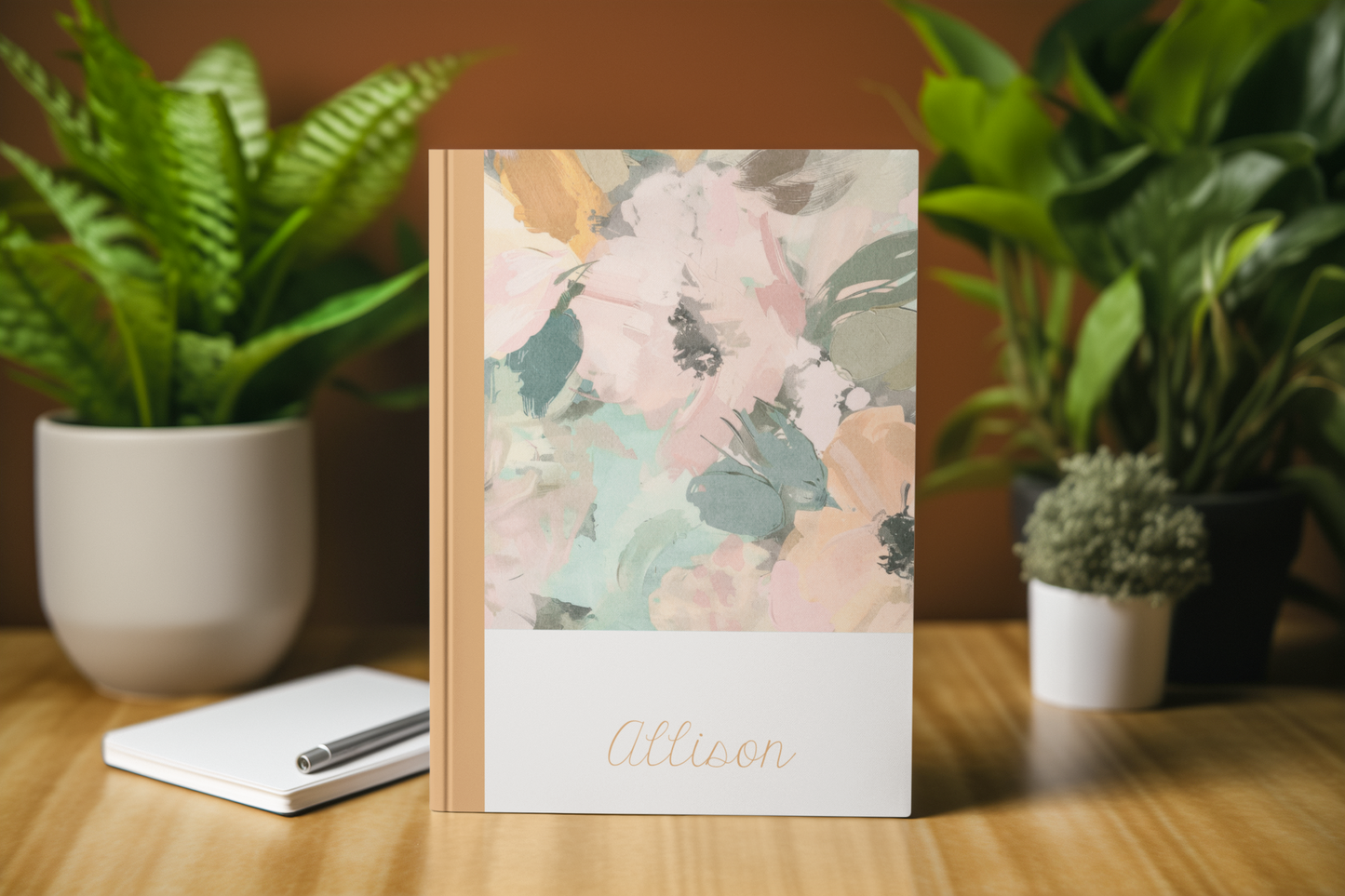 Personalized Journal | Lined Journal | Grid Journal | Bloom