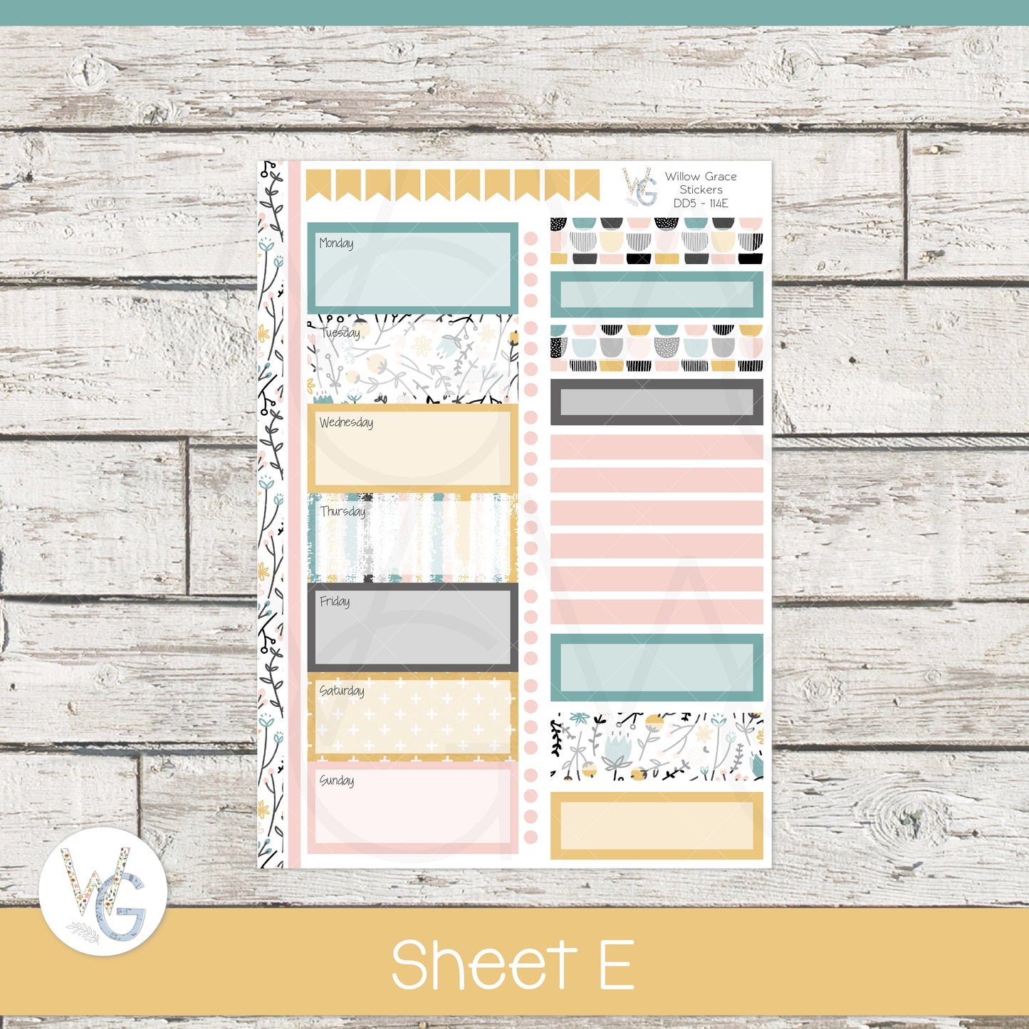 EC A5 Daily Duo Sticker Kit β’ DD5-114