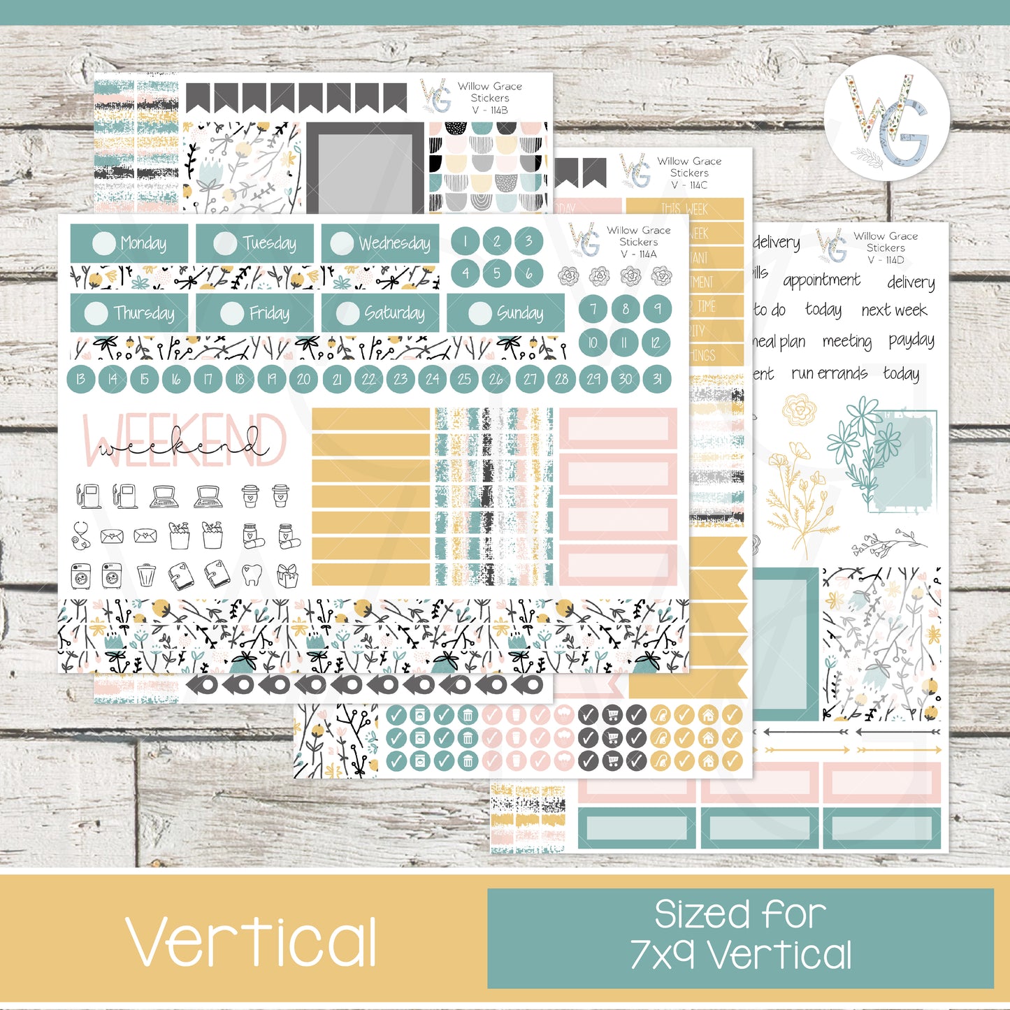 EC 7x9 Vertical Sticker Kit β’ ECV7-114