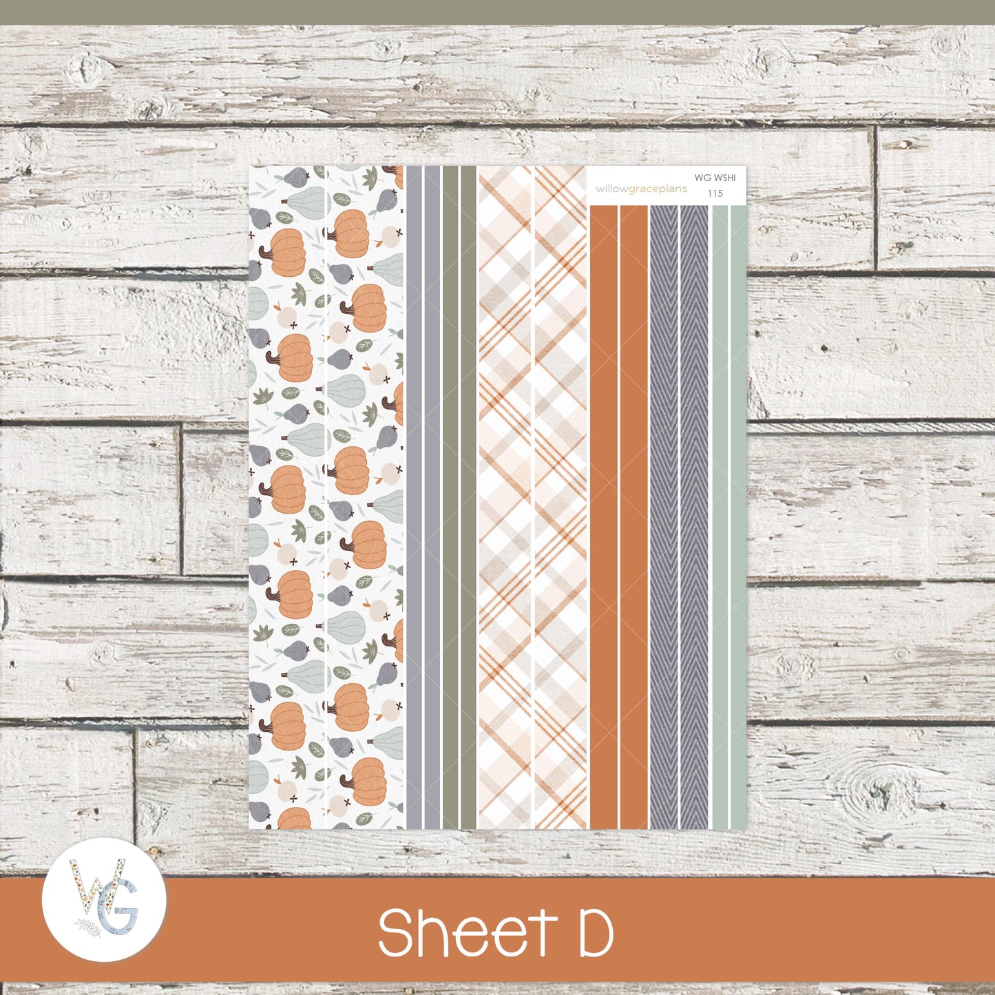 Willow Grace Planner Stickers - Daily Planner Stickers | WGD-115