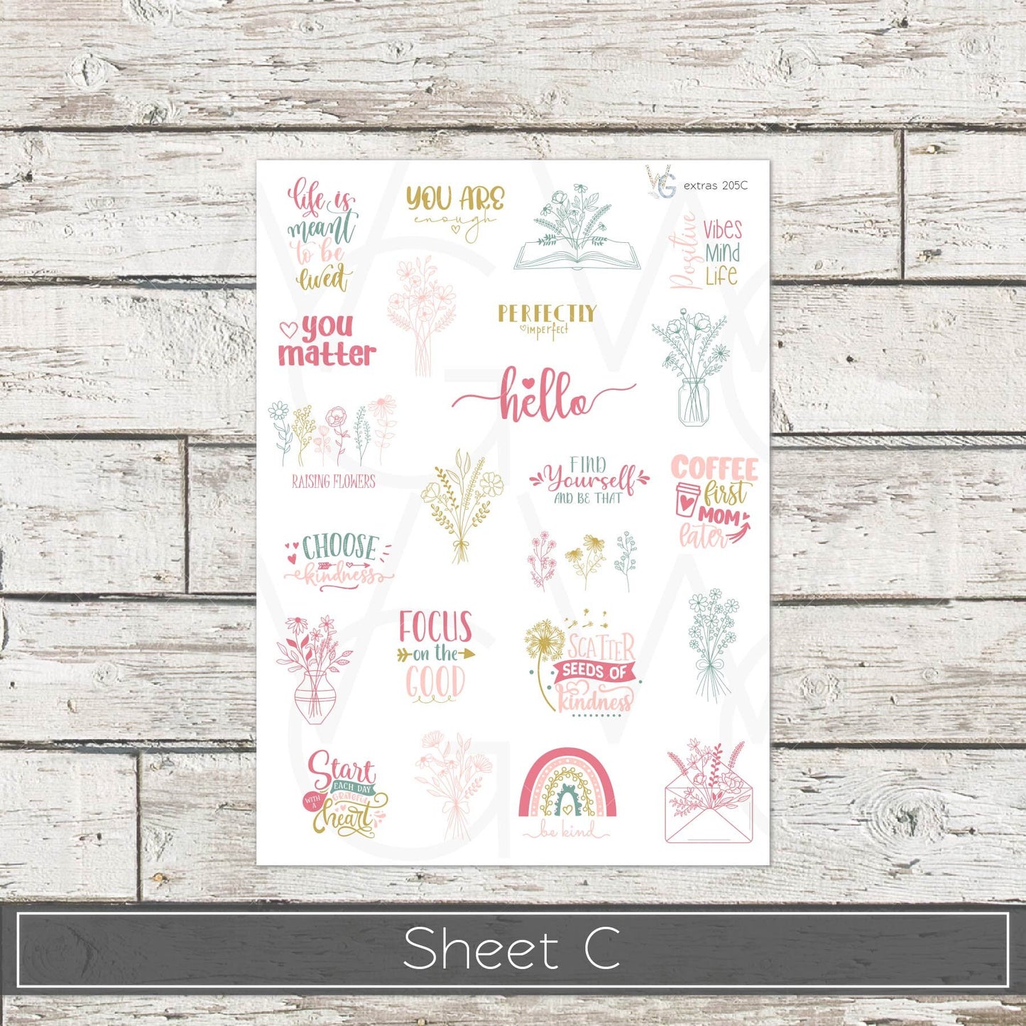 Planner Stickers • Extras • Icons • Planner Stickers • EX-205