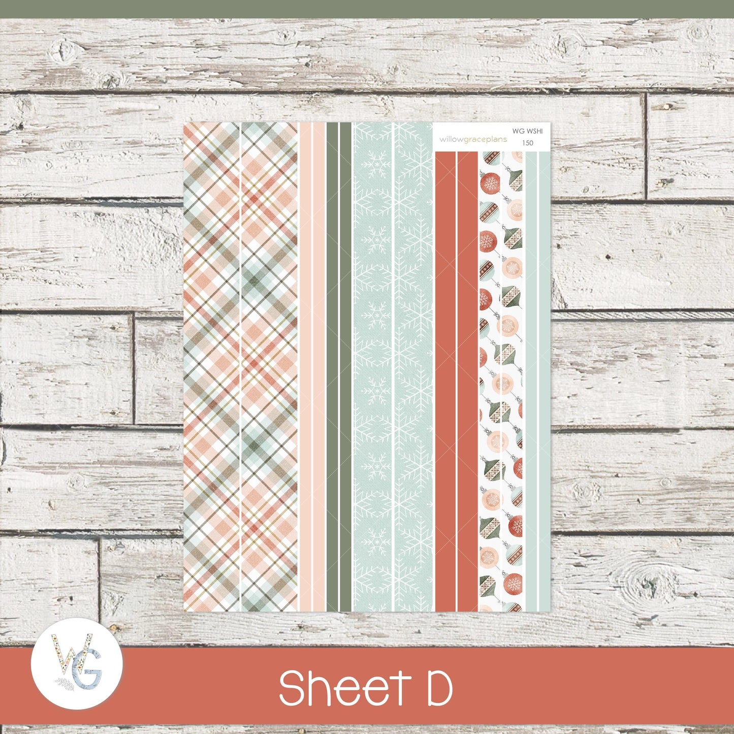 Willow Grace Planner Stickers - Daily Planner Stickers | WGD-150