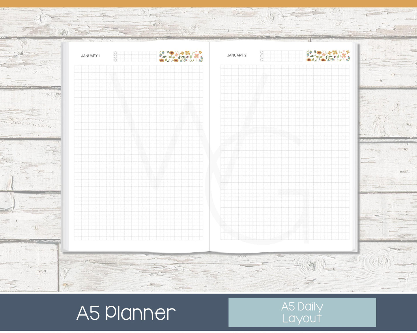 2026 Complete Planner | Month, Week, Day Planner | Grid Layout - Colorful | Meadow RTS