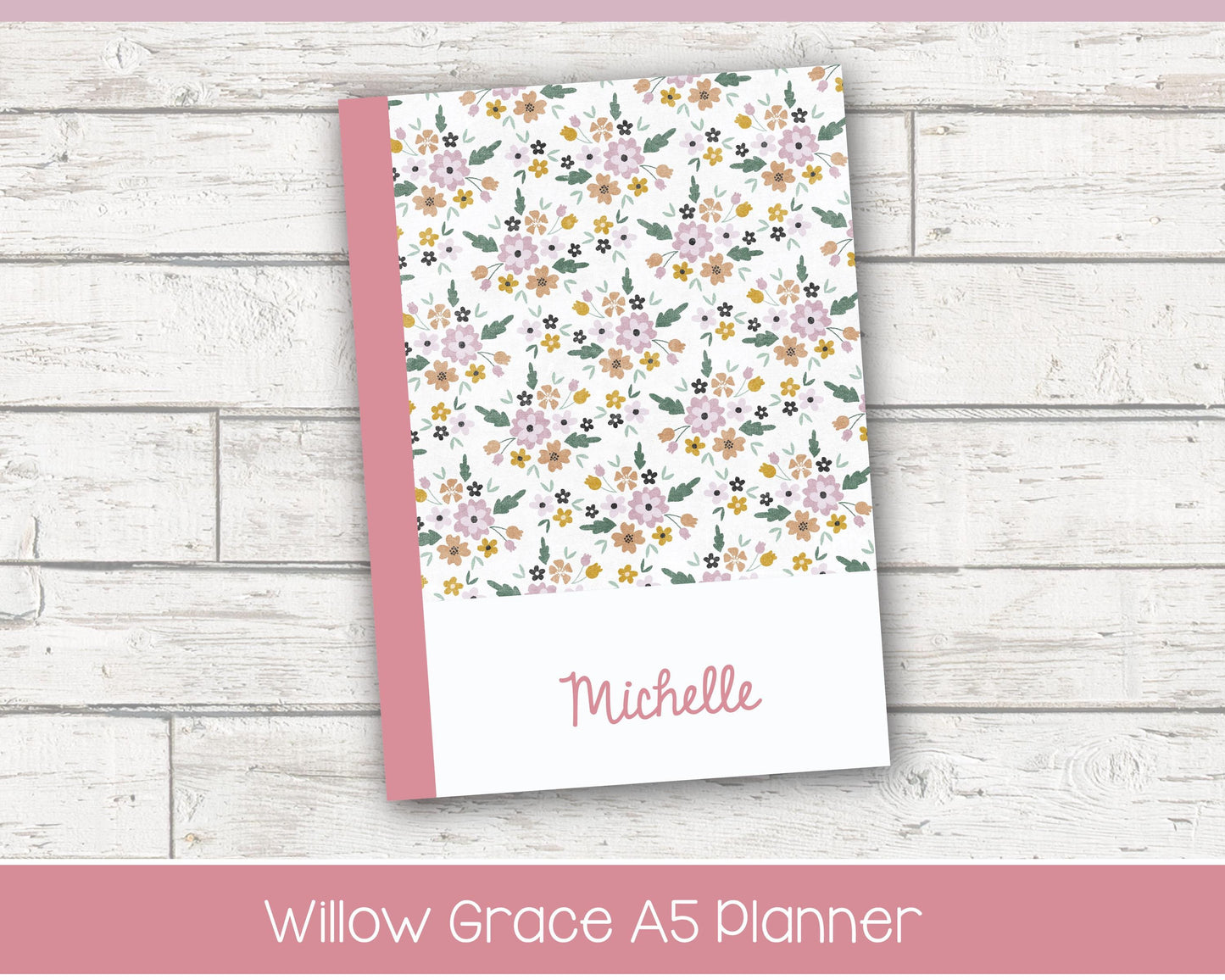 2026 Weekly Personalized Planner | Productivity Weekly Planner | Grid Layout | Petal Parade