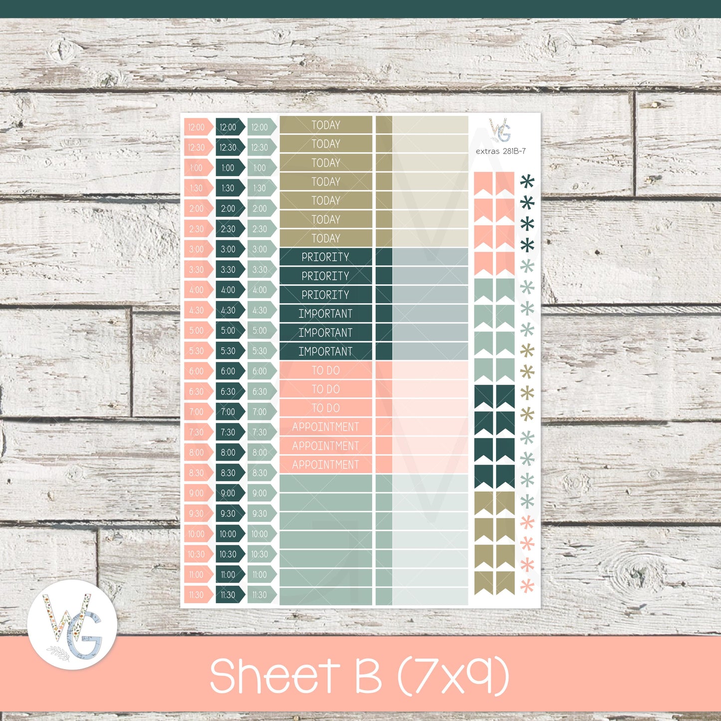 Planner Stickers • Extras • Icons • Planner Stickers • EX-281