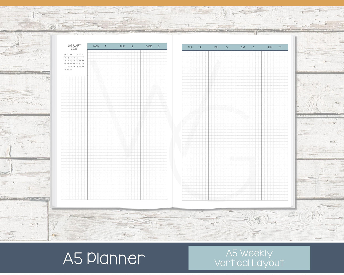 2026 Complete Planner | Month, Week, Day Planner | Grid Layout - Colorful | Meadow RTS