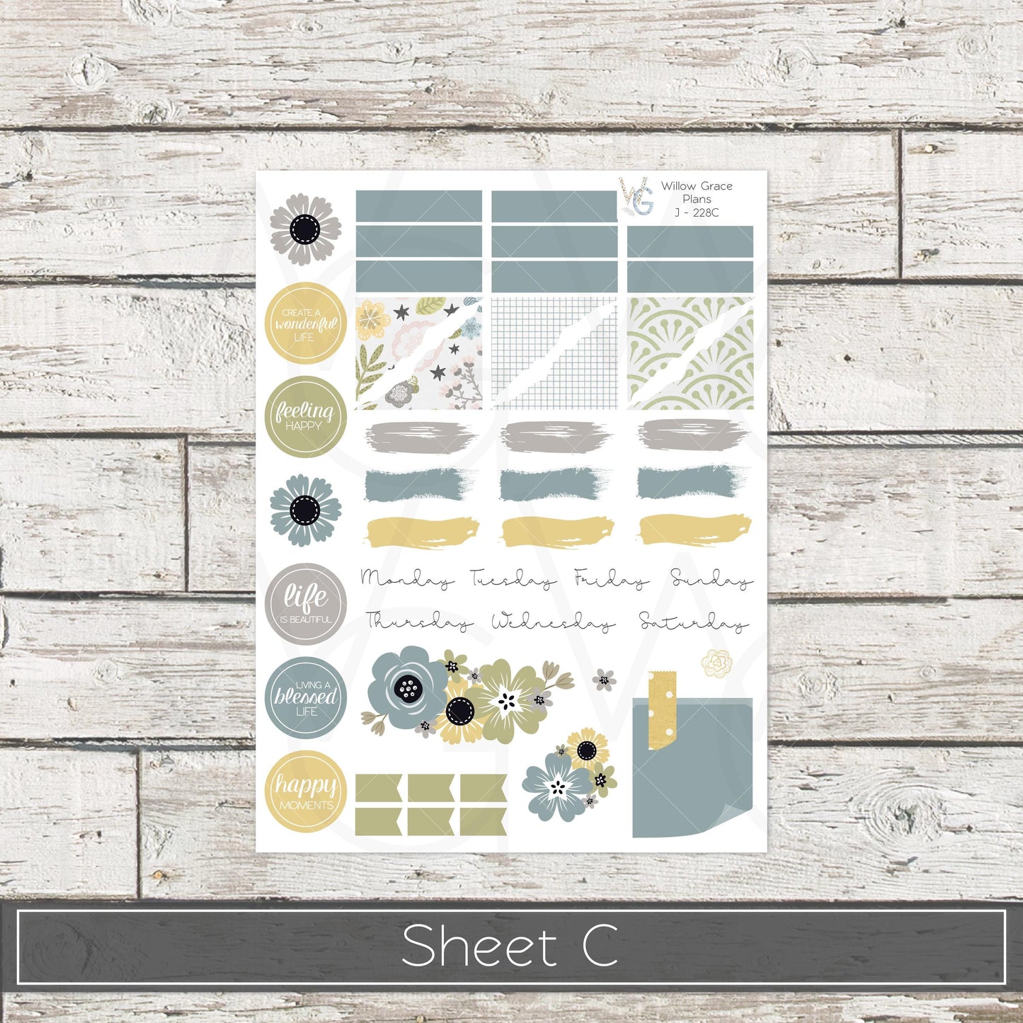 Journaling Stickers • Planner Stickers • JOUR-228