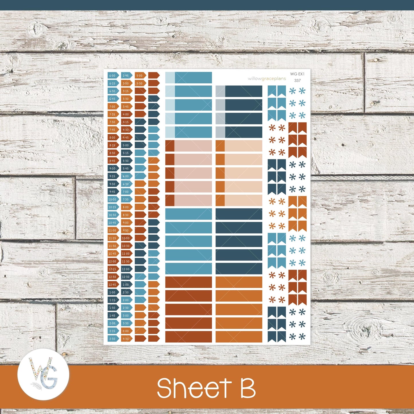 Willow Grace Planner Stickers - Daily Planner Stickers | WGD-337