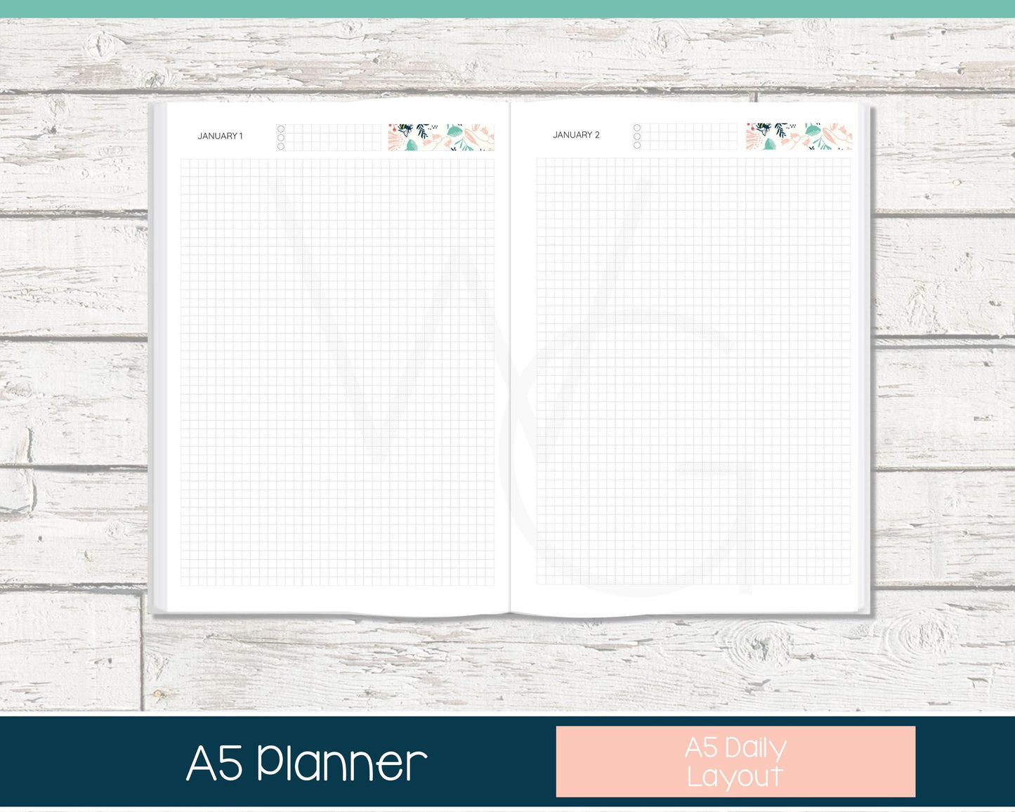 2026 Complete Personalized Planner | Month, Week, Day Planner | Grid Layout | Summer Dreams