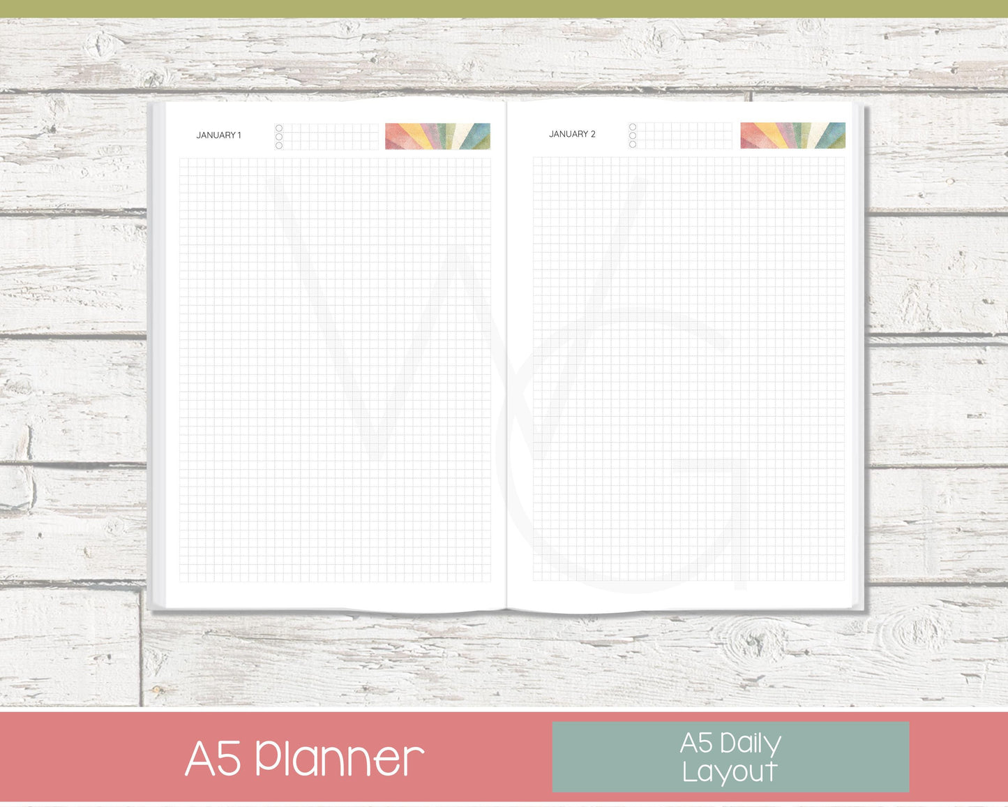 2026 Complete Personalized Planner | Month, Week, Day Planner | Grid Layout | Shine On