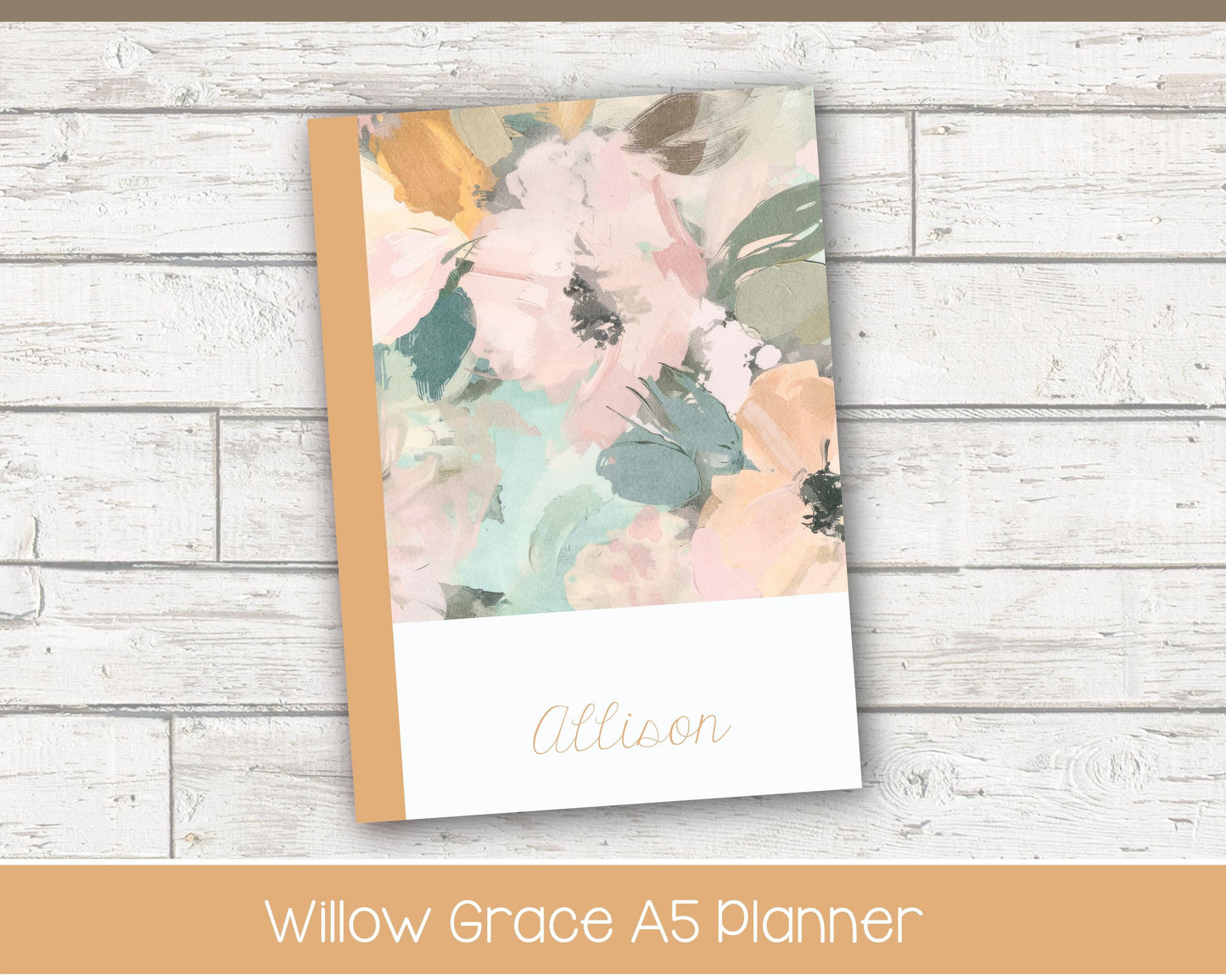 Personalized Journal | Lined Journal | Grid Journal | Bloom
