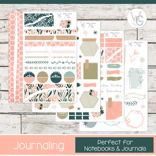 Journaling  Stickers • Planner Stickers • JOUR-281