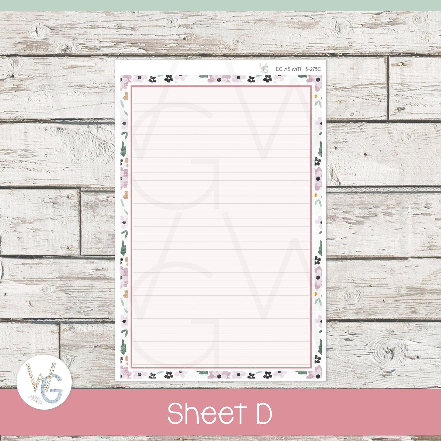 EC A5 Monthly Planner Stickers • ECM5-275