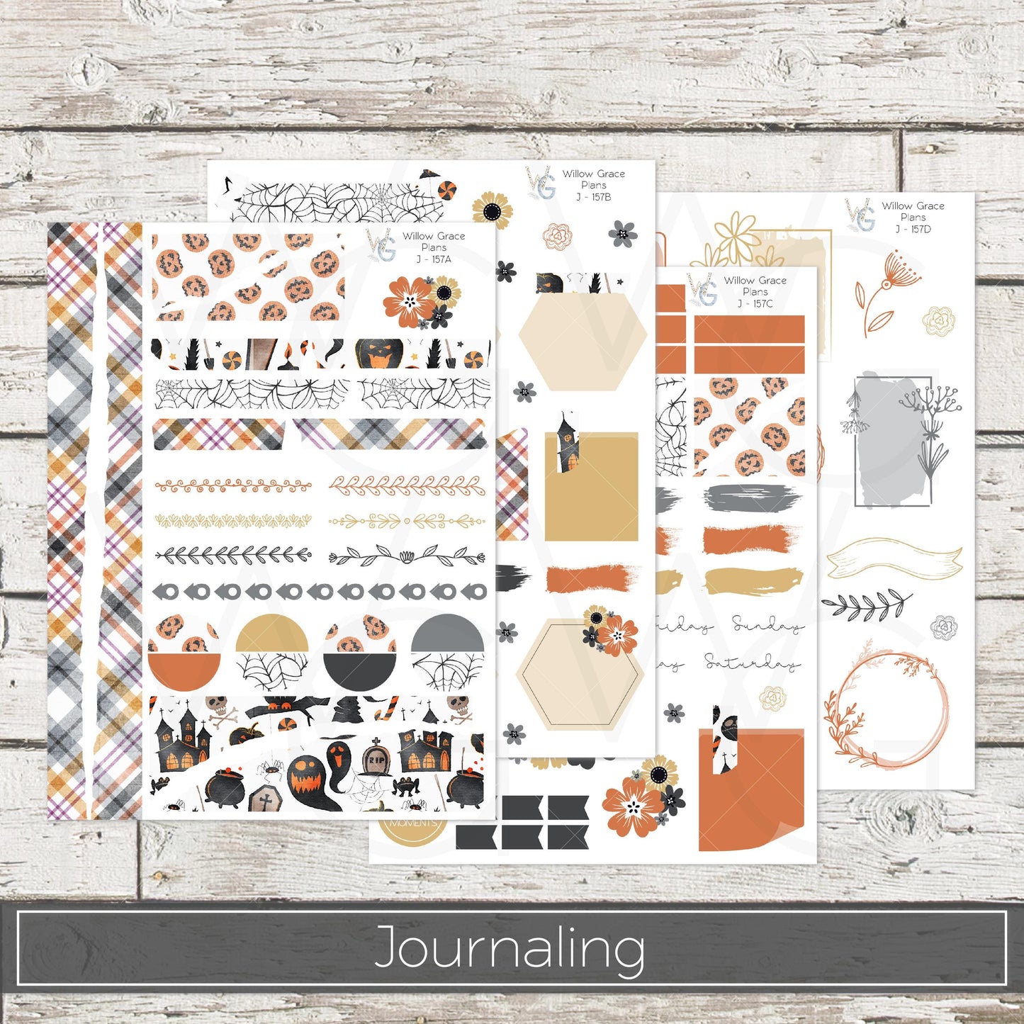 Journaling  Stickers • Planner Stickers • JOUR-157