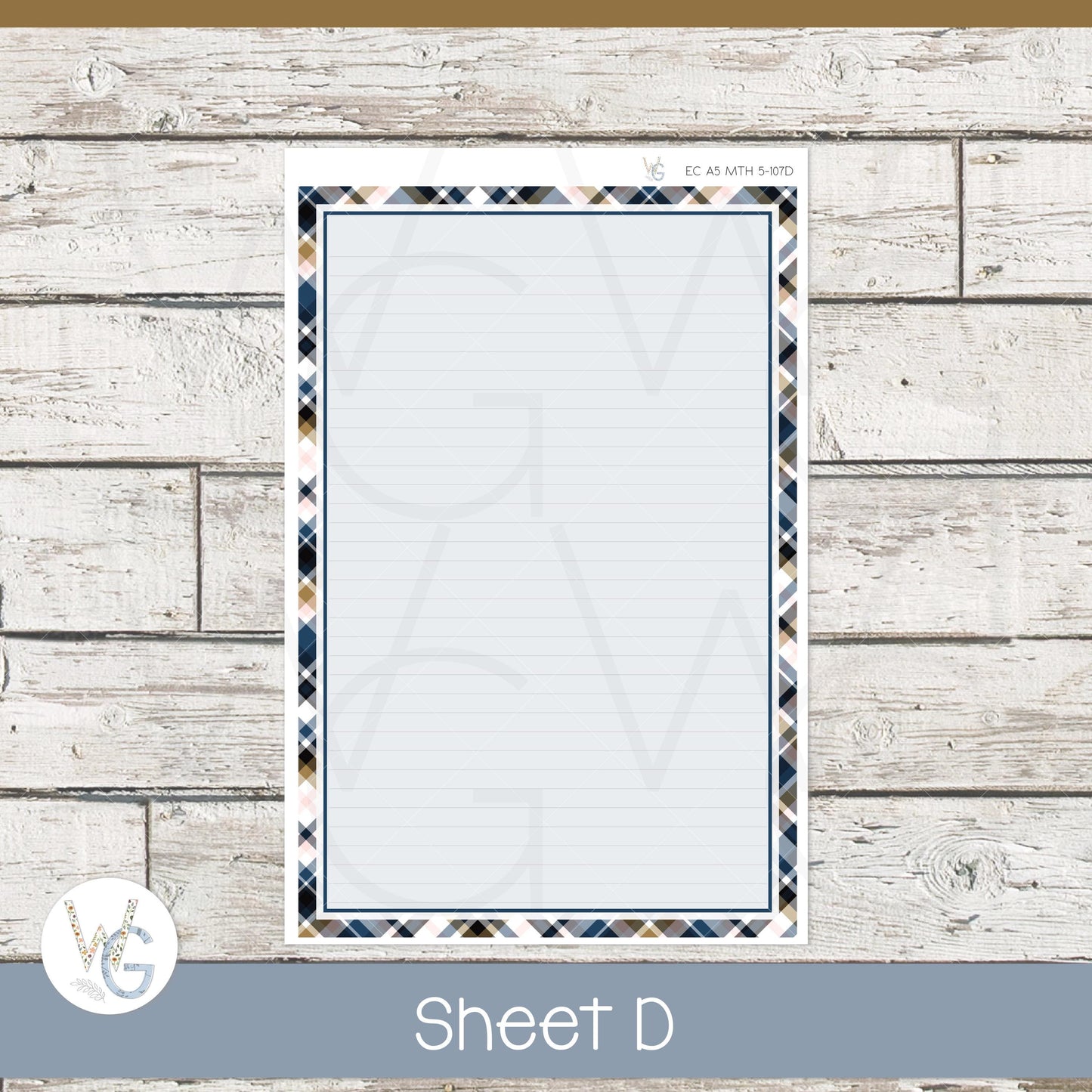 EC A5 Monthly Planner Stickers • ECM5-107