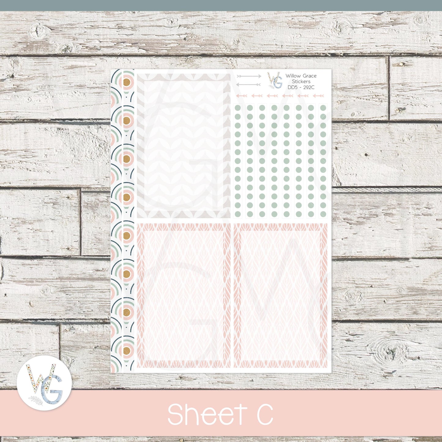 EC A5 Daily Duo Sticker Kit • DD5-292