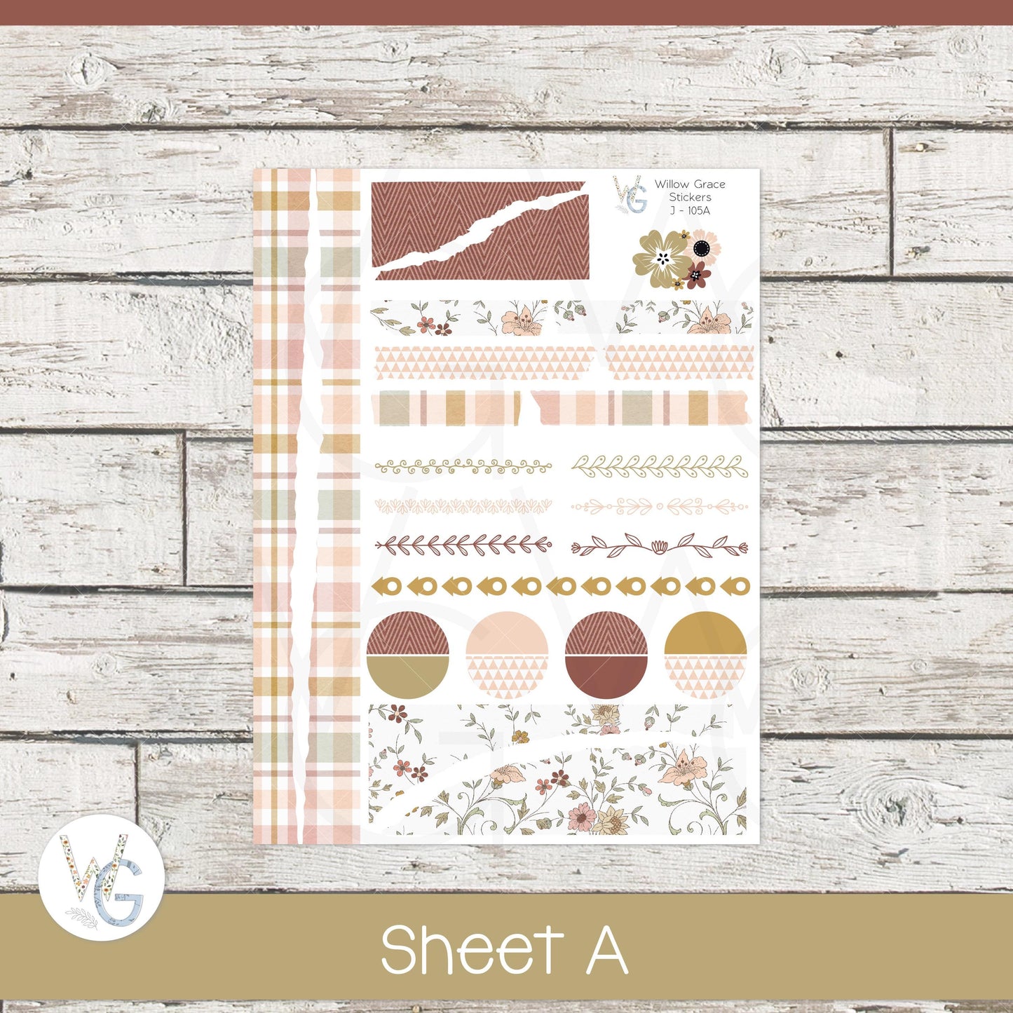 Journaling Stickers • Planner Stickers • JOUR-105