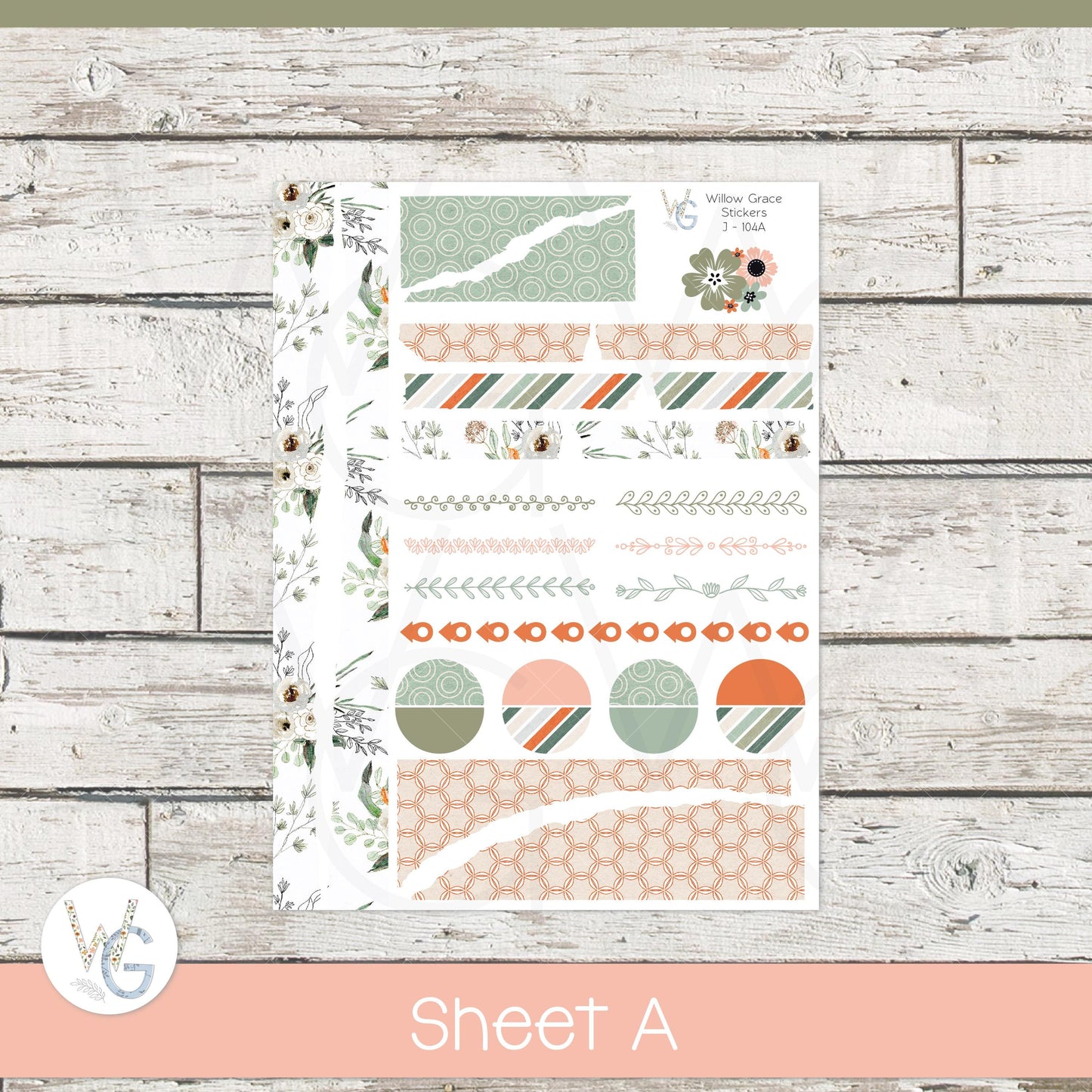 Journaling  Stickers • Planner Stickers • JOUR-104
