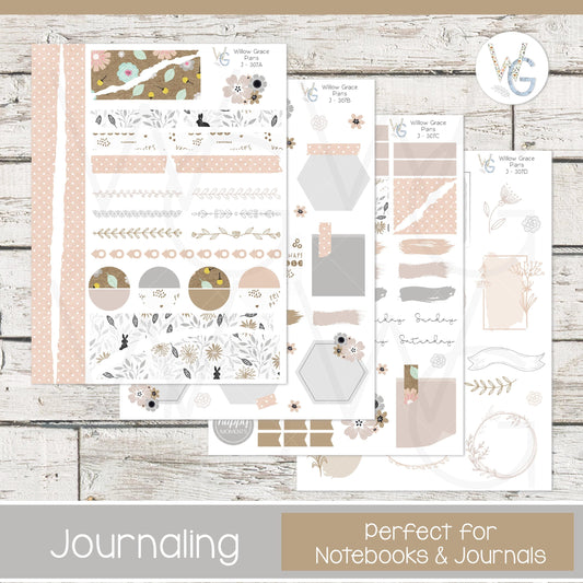Journaling Stickers • Planner Stickers • JOUR-307