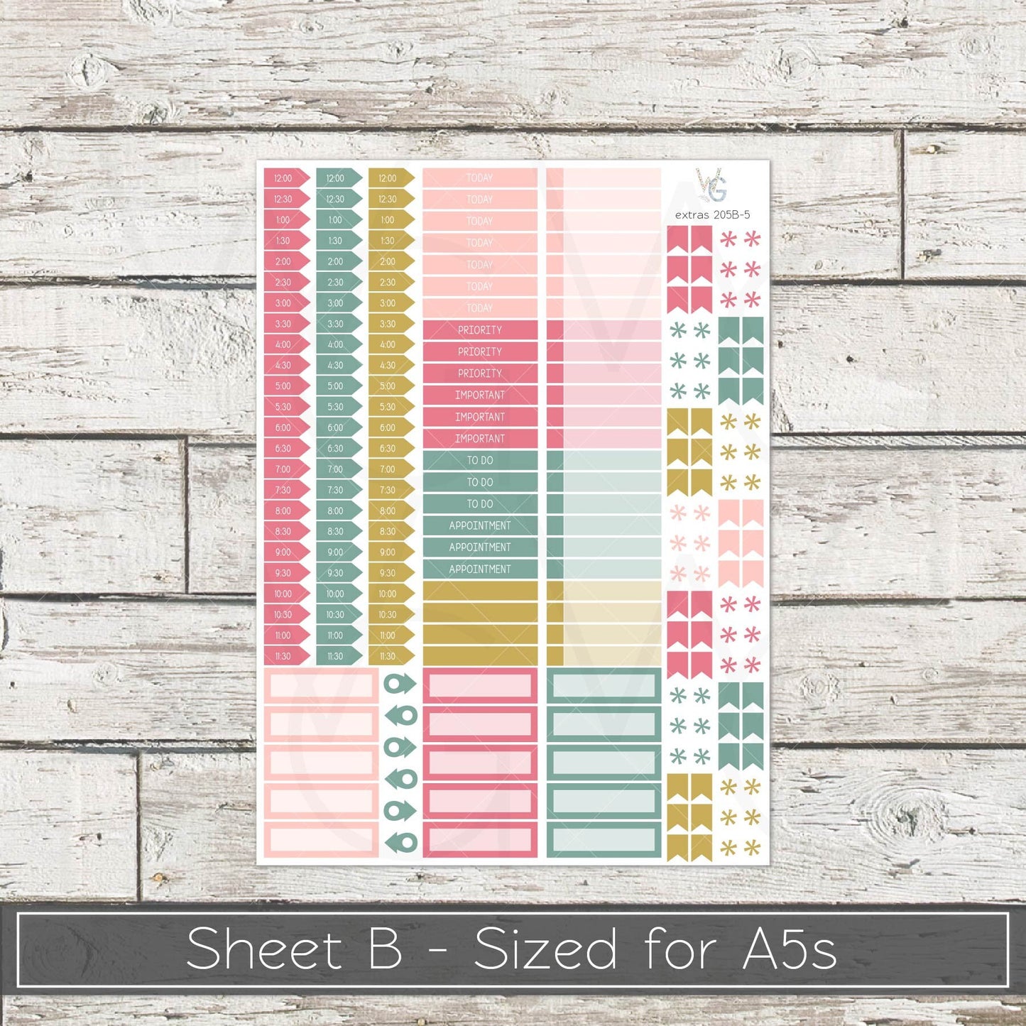 Planner Stickers • Extras • Icons • Planner Stickers • EX-205