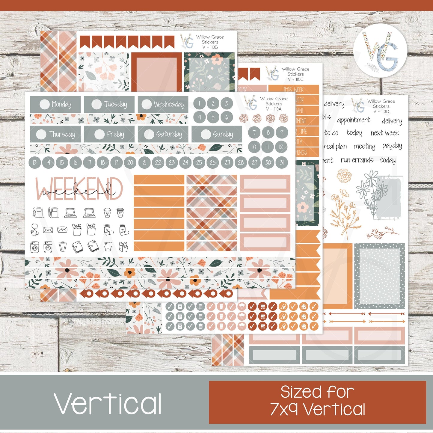EC 7x9 Vertical Sticker Kit • ECV7-110