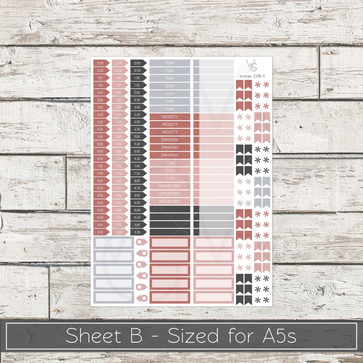 Planner Stickers • Extras • Icons • Planner Stickers • EX-231