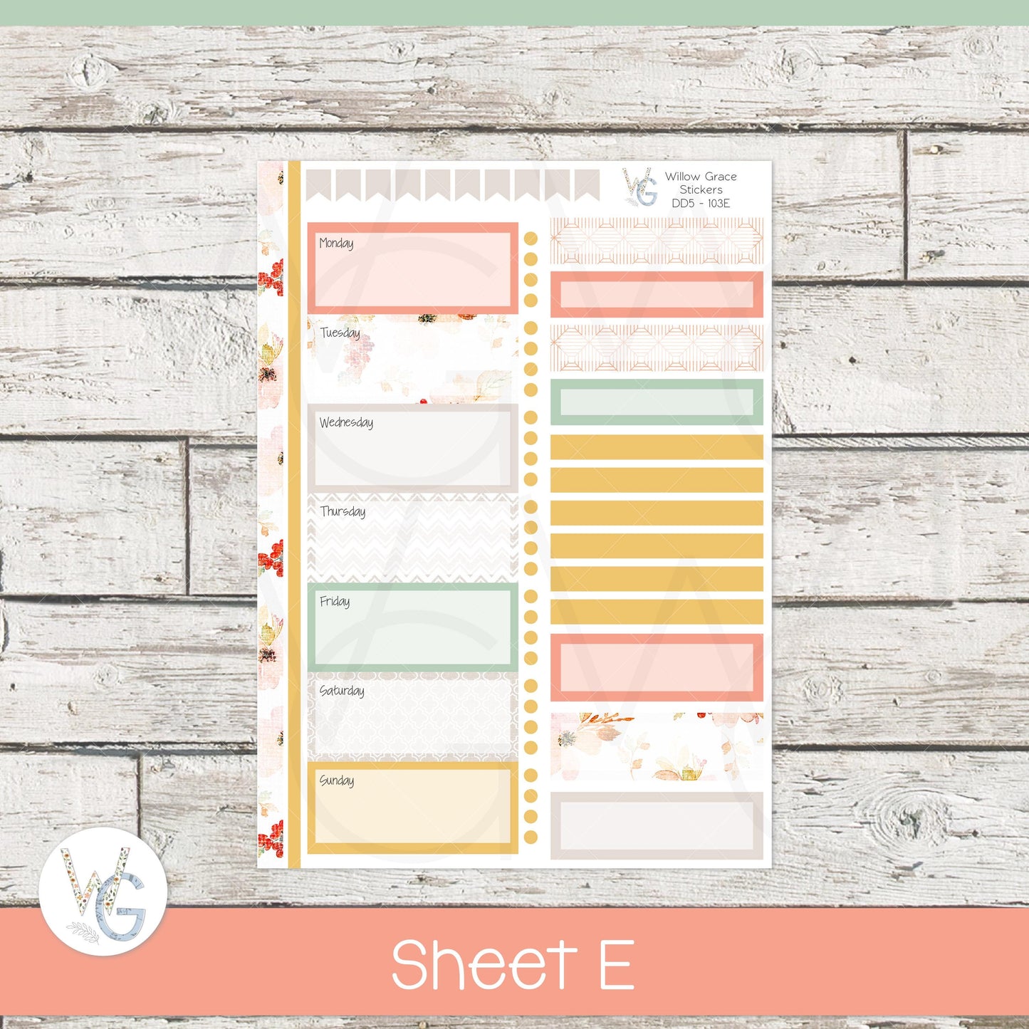 EC A5 Daily Duo Sticker Kit • DD5-103