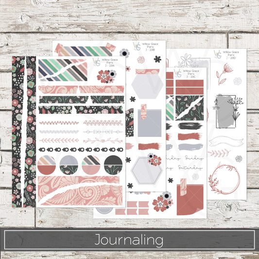 Journaling  Stickers • Planner Stickers • JOUR-231