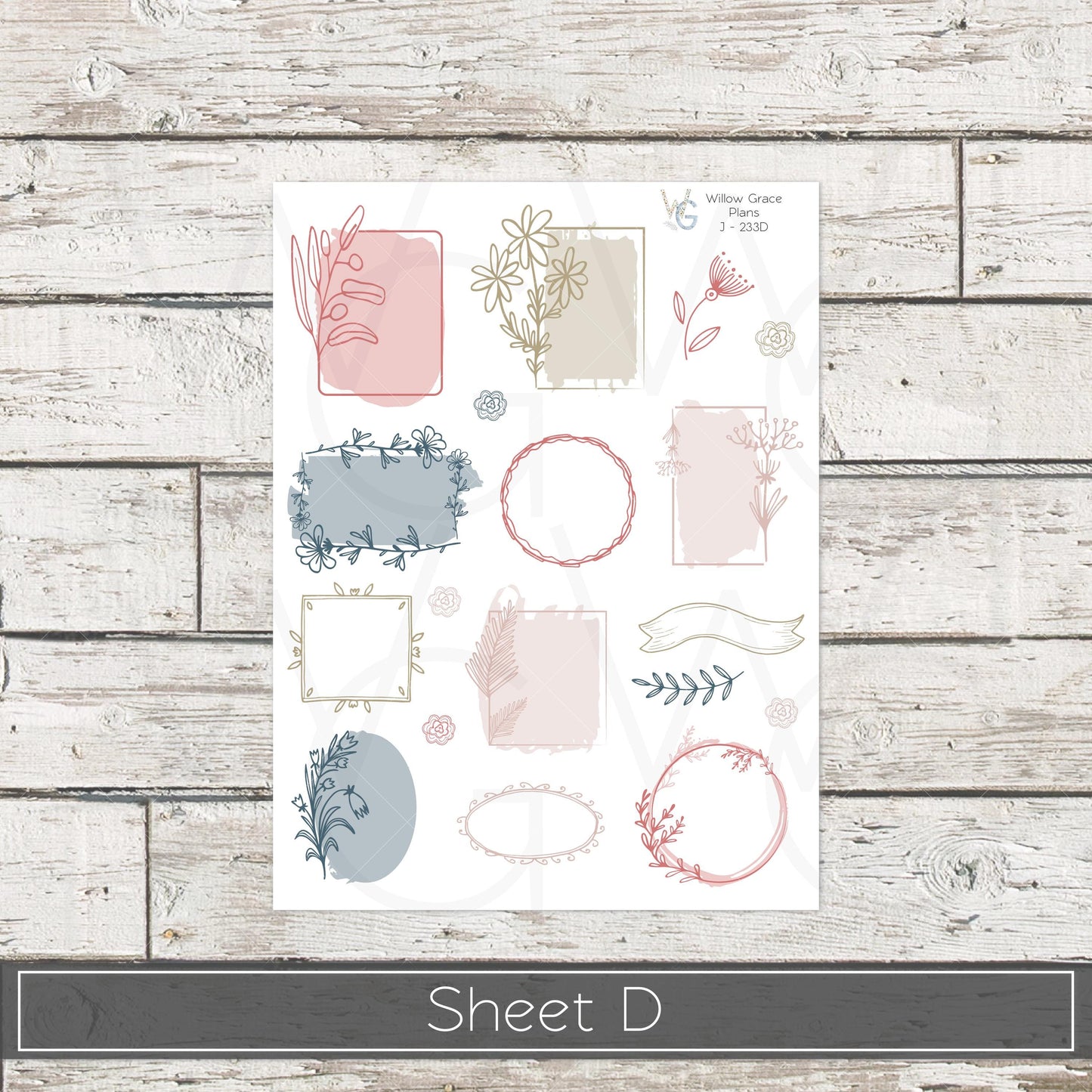 Journaling  Stickers • Planner Stickers • JOUR-233