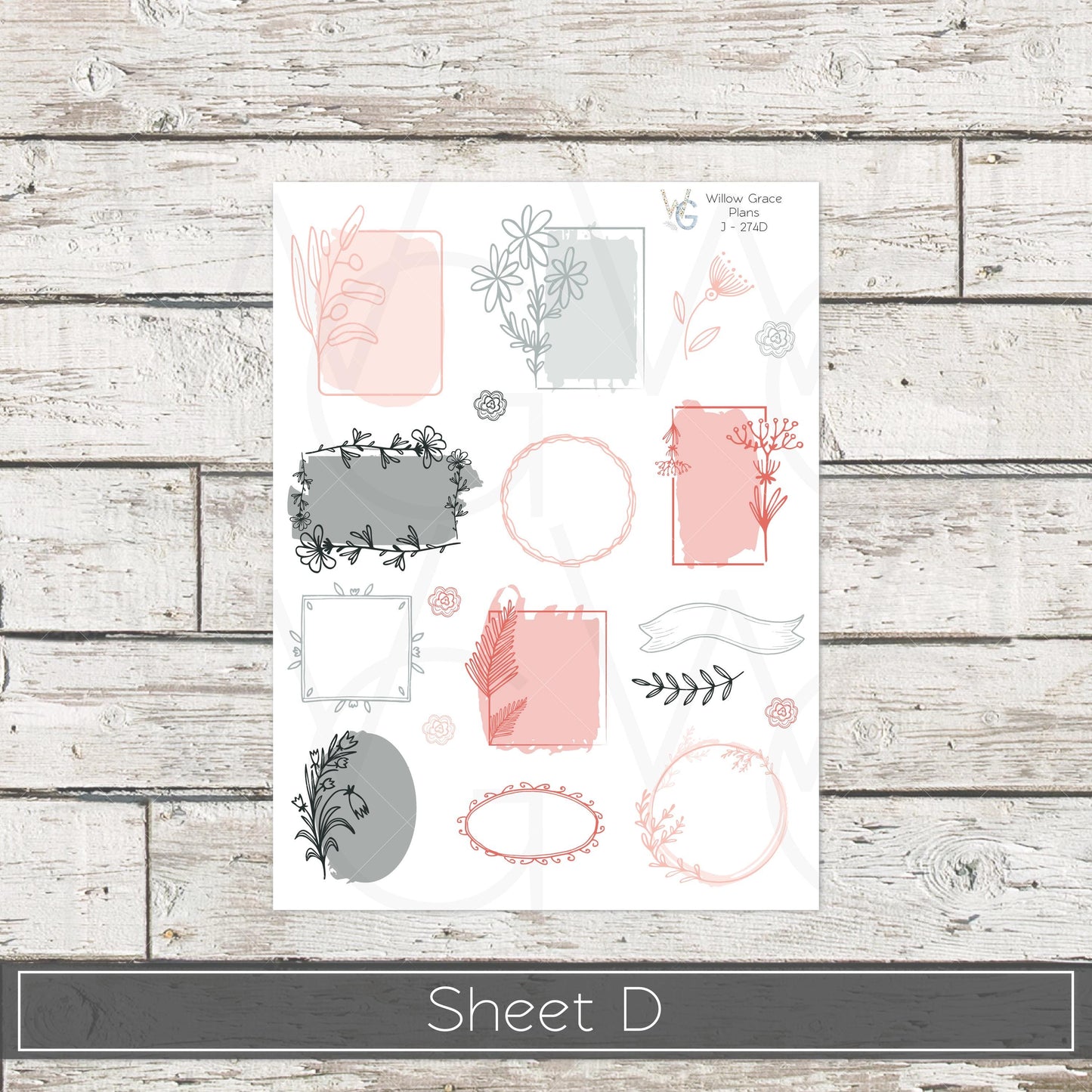 Journaling  Stickers • Planner Stickers • JOUR-274